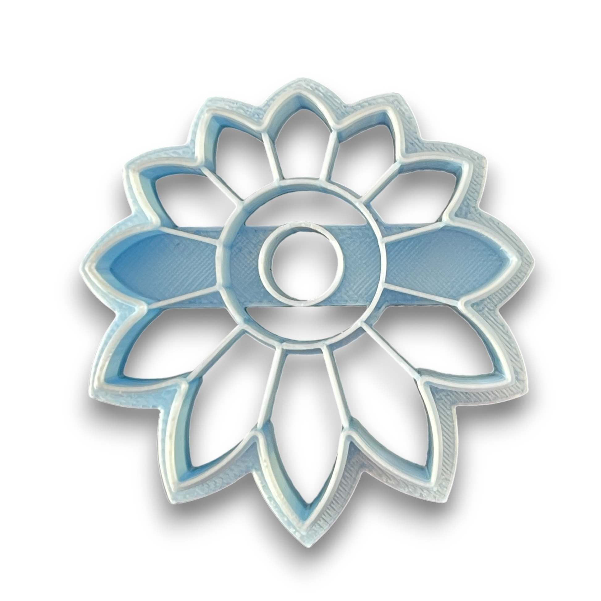 Boho Daisy 2 Polymer Clay Cutter Top View