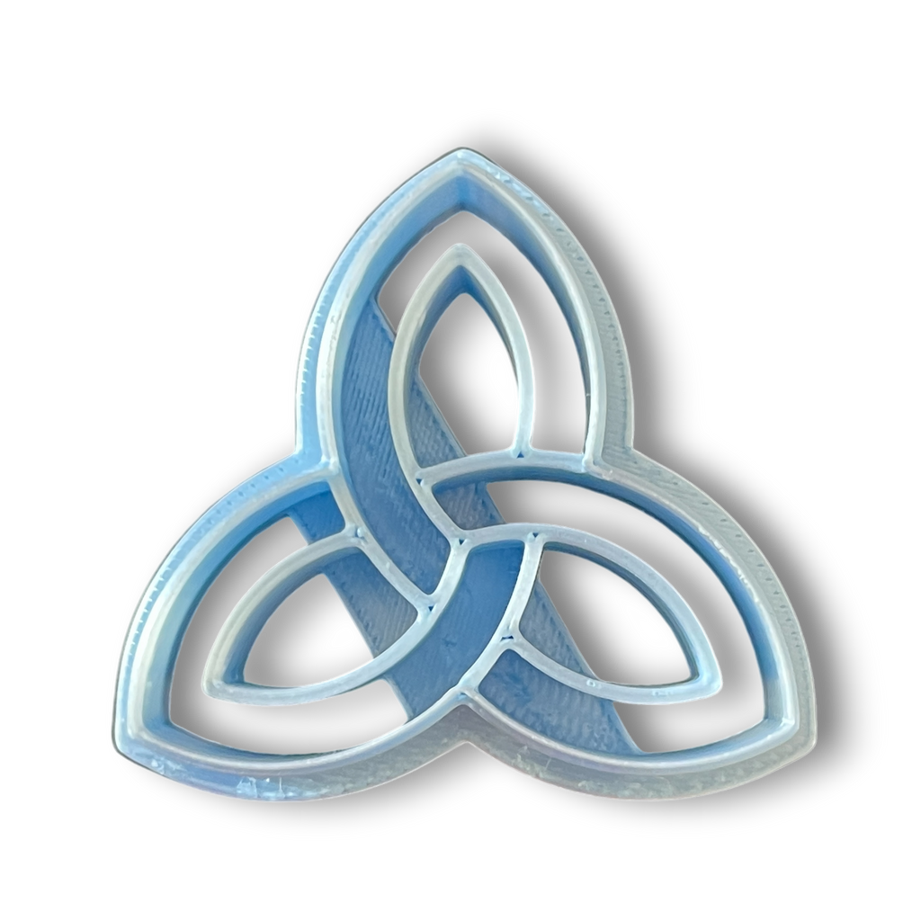 Celtic Trinity Polymer Clay Cutter Top View