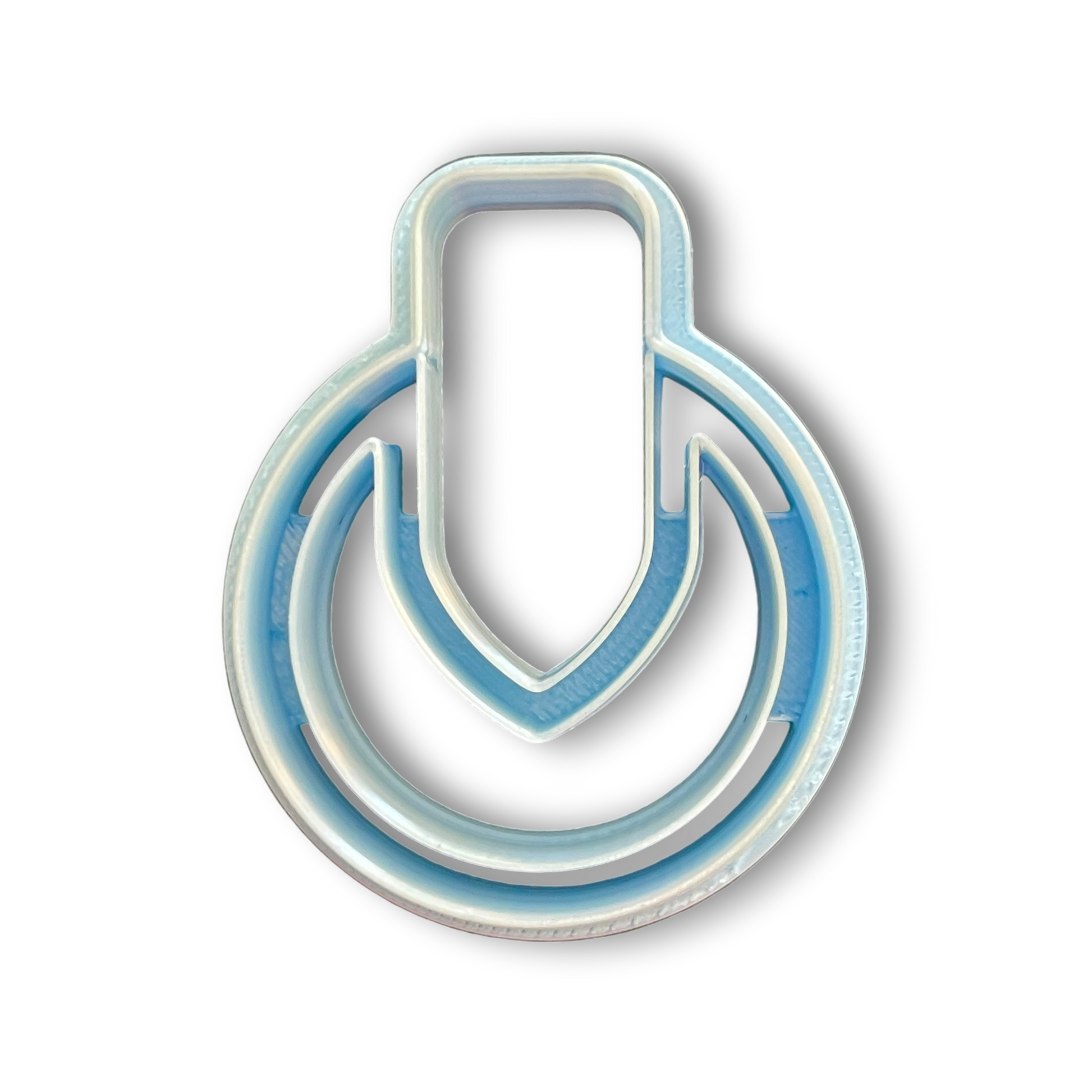 Crest Arc Drop Polymer Clay Cutter Top View