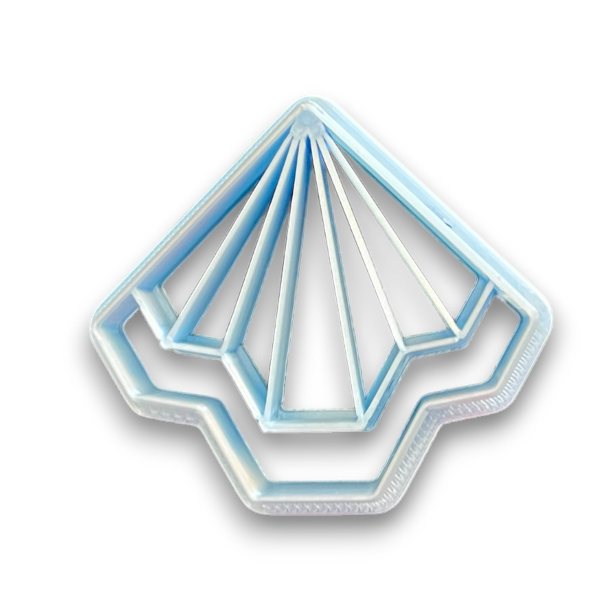 Deco Apex Fan Polymer Clay Cutter Top View