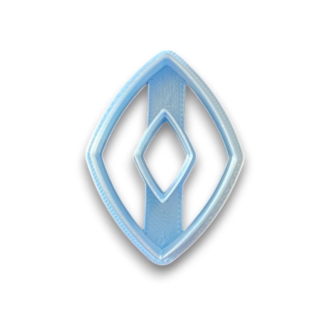 Diamond Frame Polymer Clay Cutter Side View