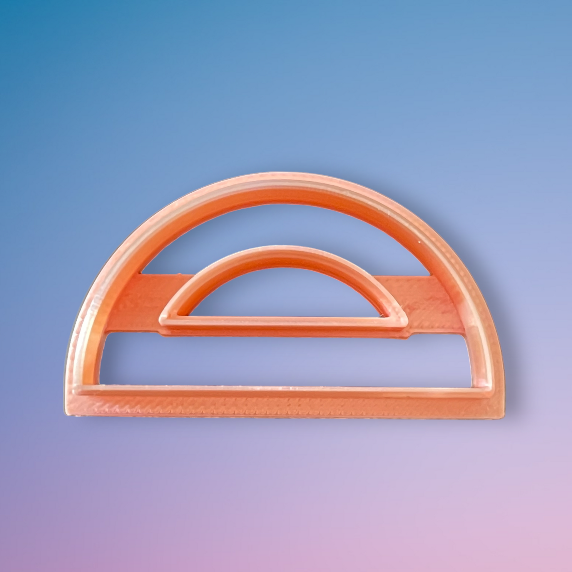 Hollow Arch Polymer-Clay-Cutter Top View