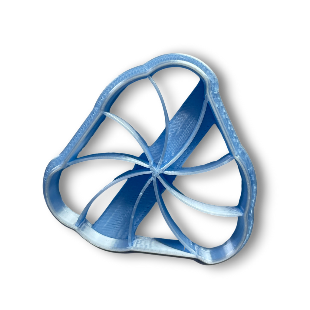 Whirl Bloom Polymer-Clay-Cutter Top View