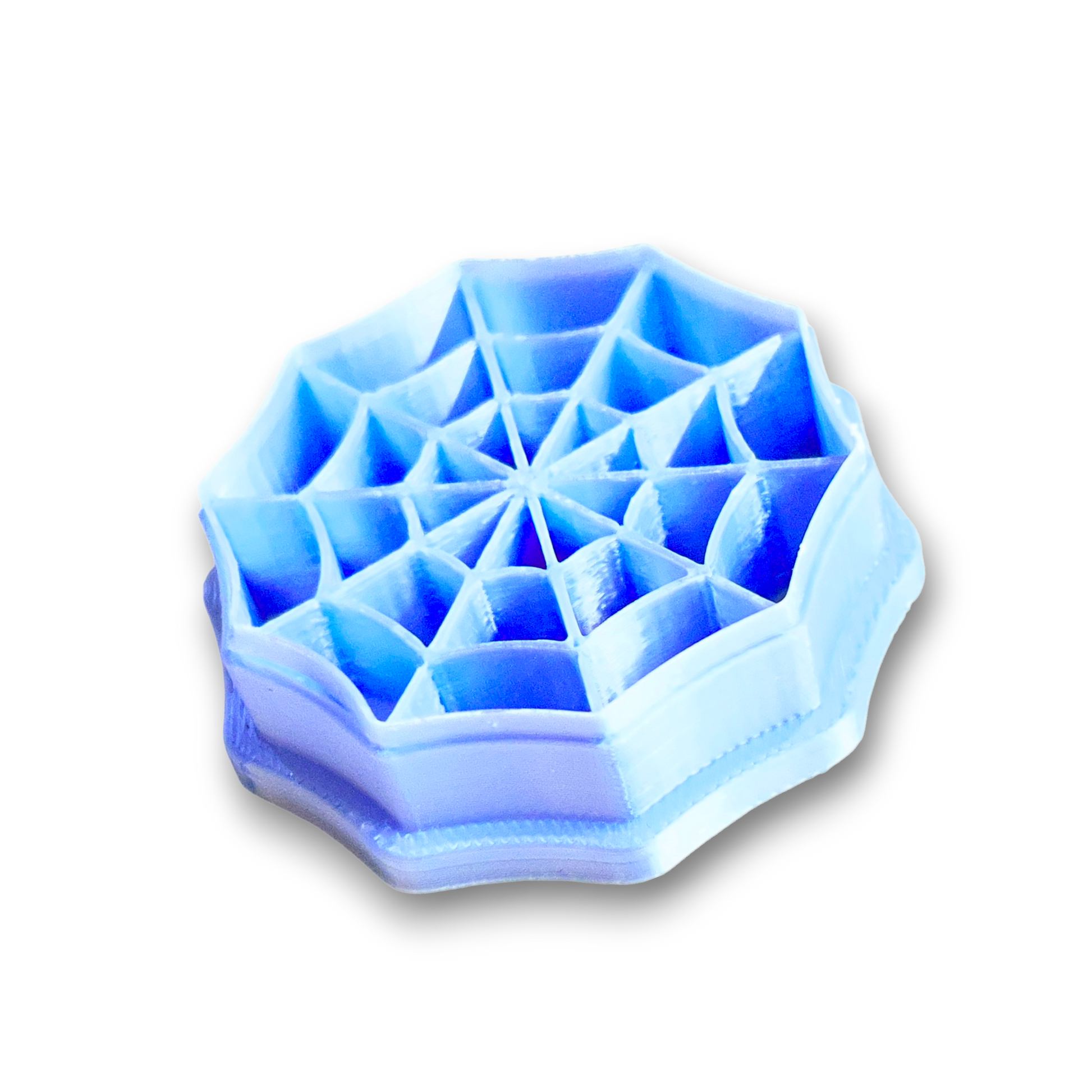 Polymer Clay Blue cobweb Cutter