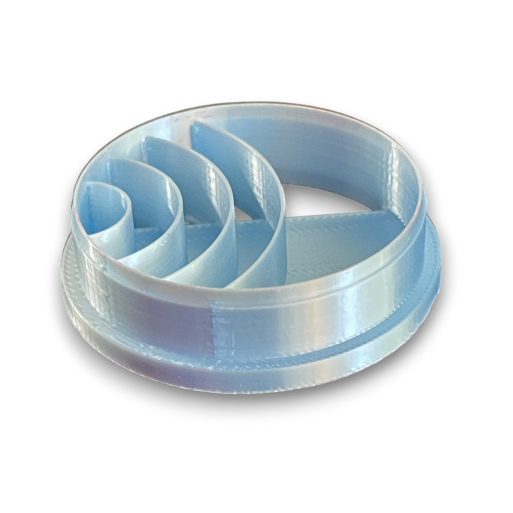 Daybreak Disc Polymer Clay Cutter Side View