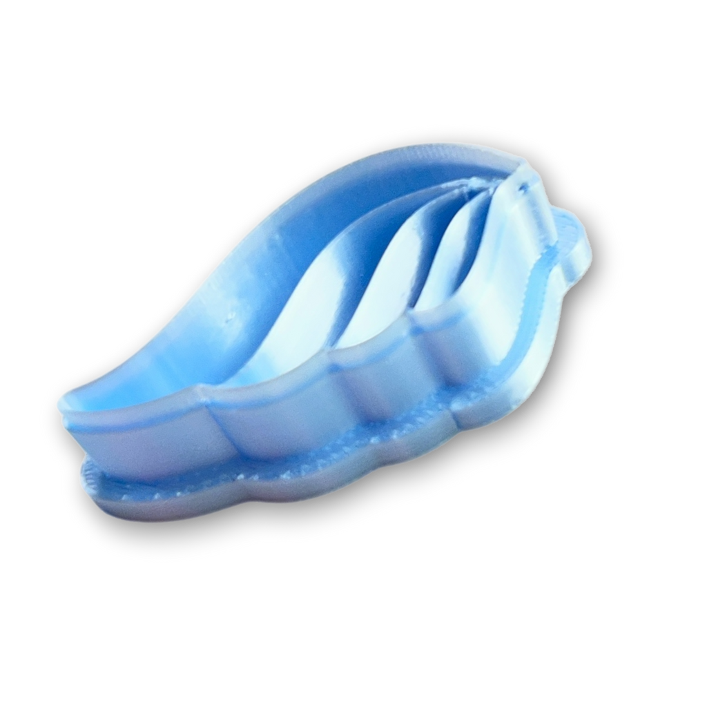 Feather Wing Polymer Clay Cutter Set of 2 Side View