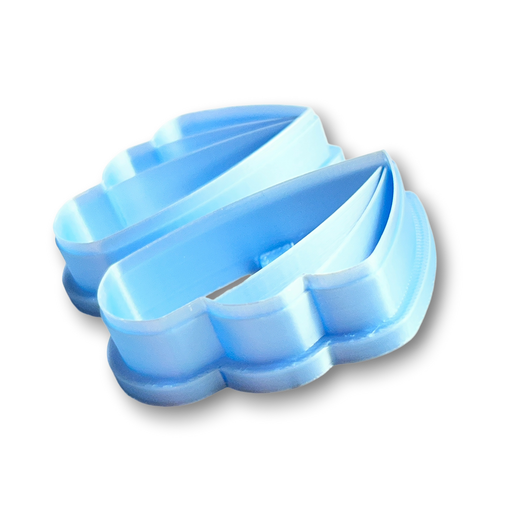 Flow Wing set of 2 Polymer Clay Cutter Set of 2 Side View