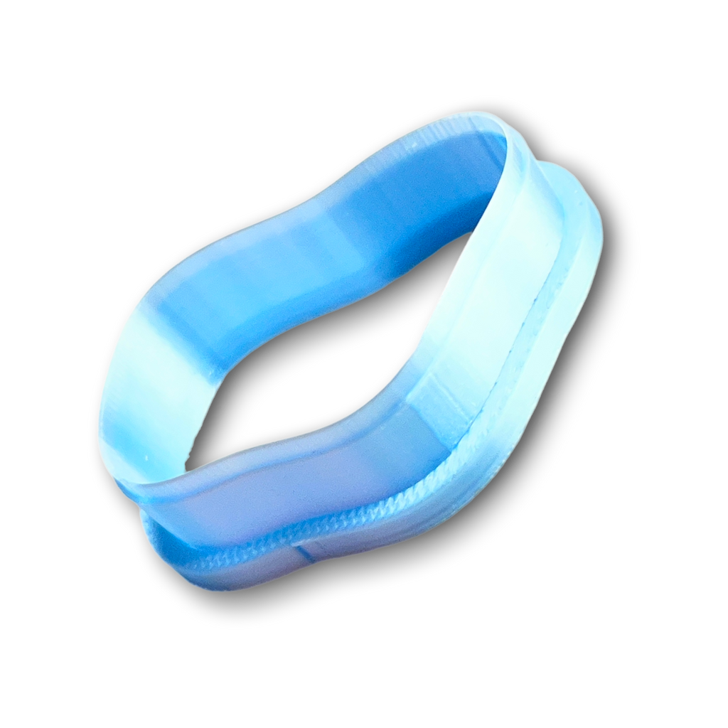 River Drop Polymer Clay Cutter Set of 2 Side View
