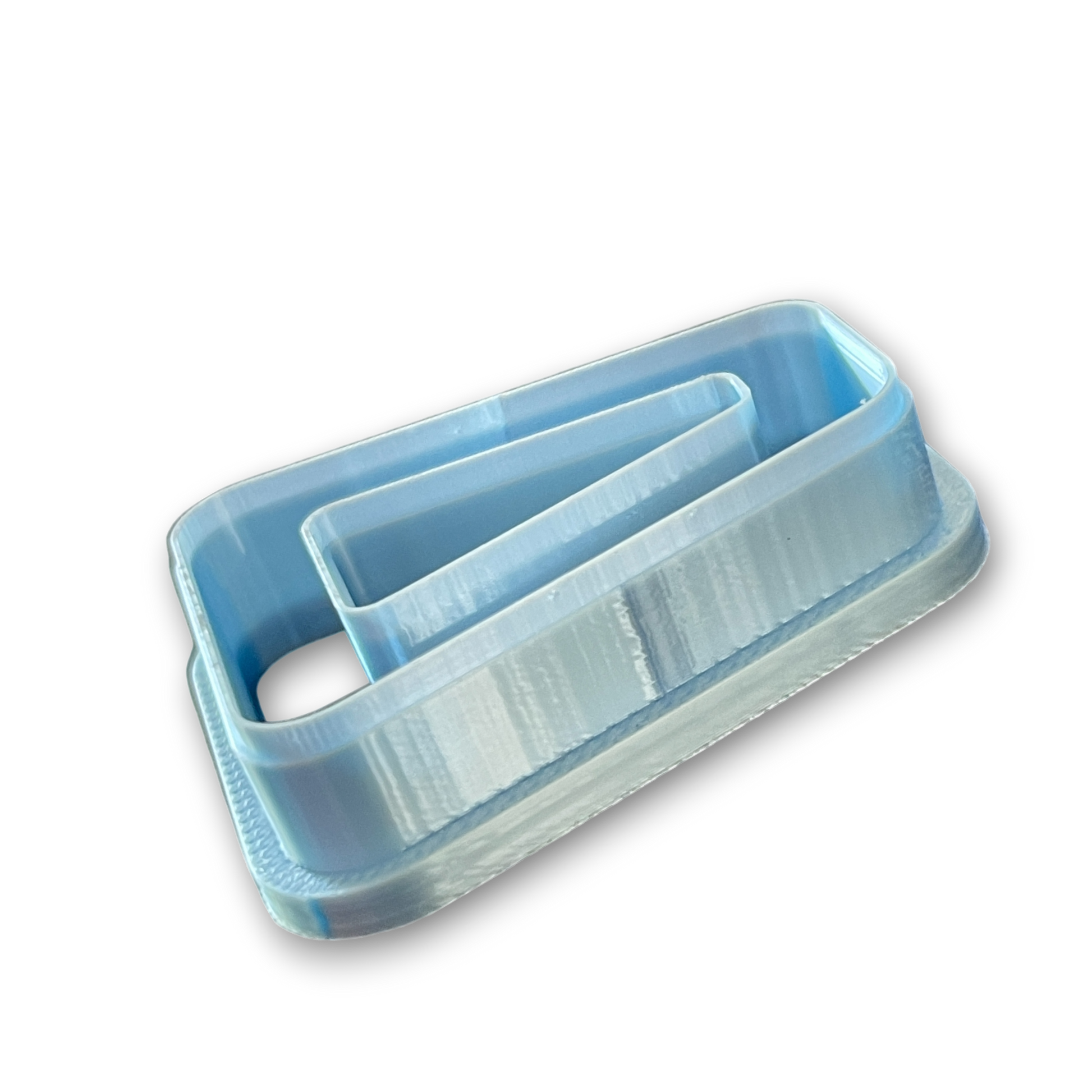 Trapezoid Loop Polymer Clay Cutter Side View