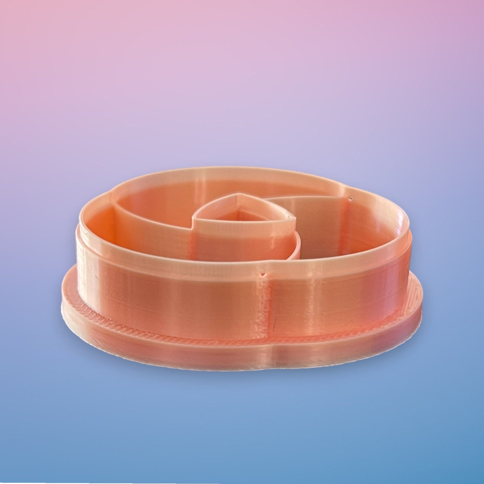 Twist Knot Ring Polymer Clay Cutter Side View