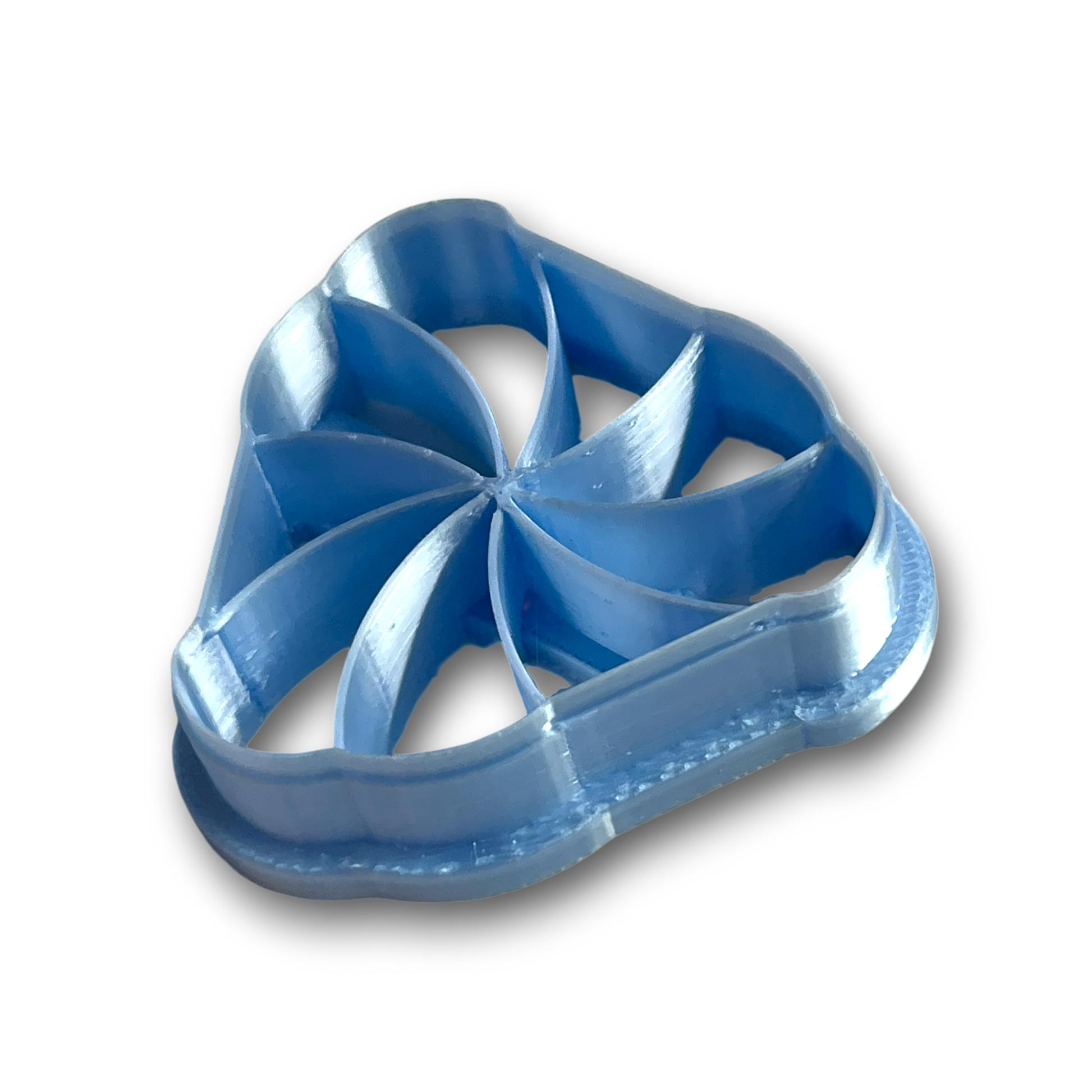 Whirl Bloom Polymer Clay Cutter Side View