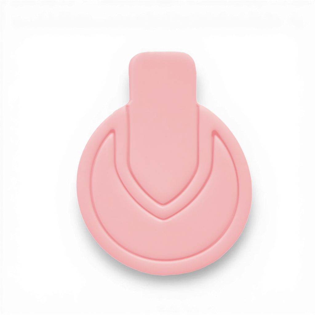 Polymer Clay Pink Crest Arc Drop Cutter