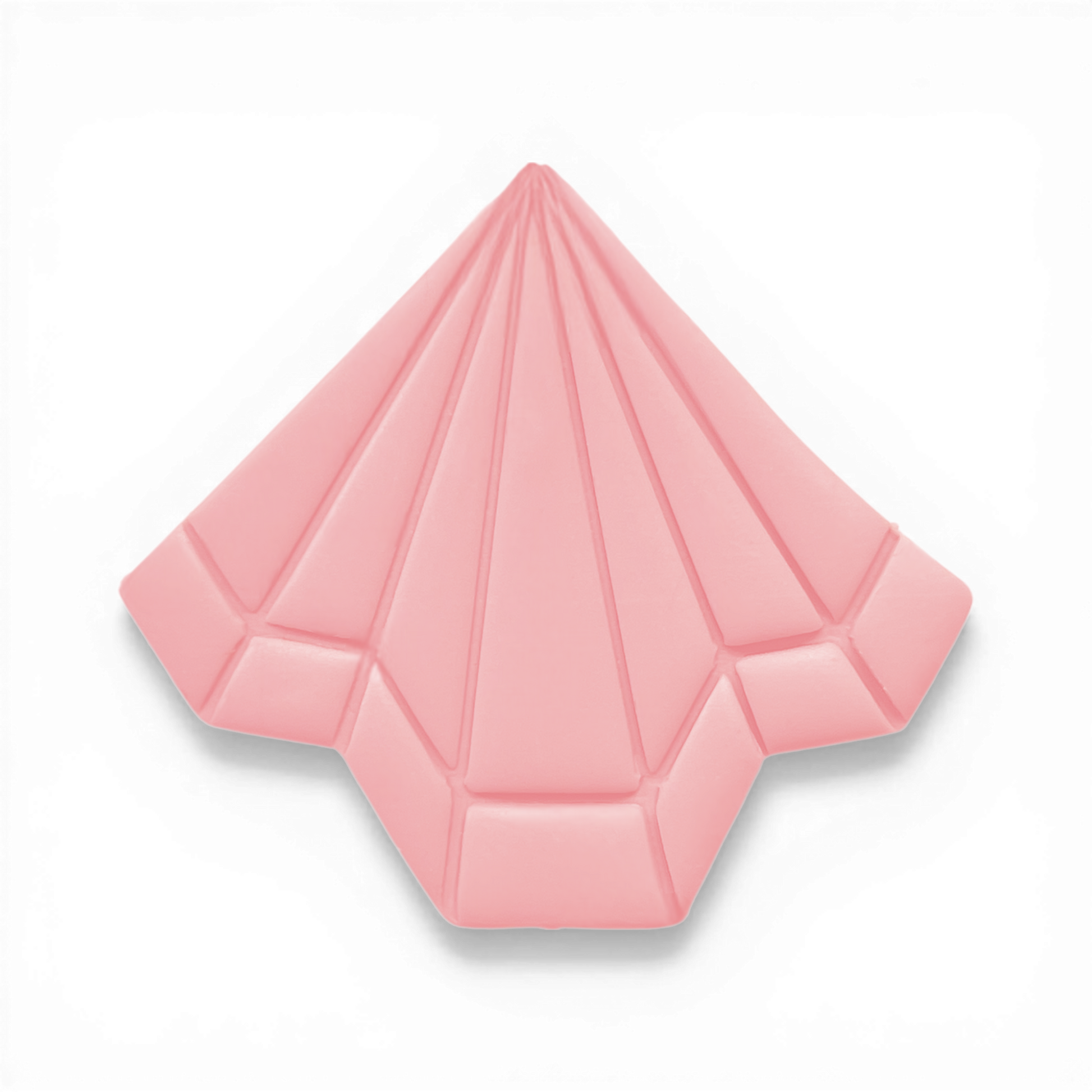Polymer Clay Pink Deco Fan Crest Cutter