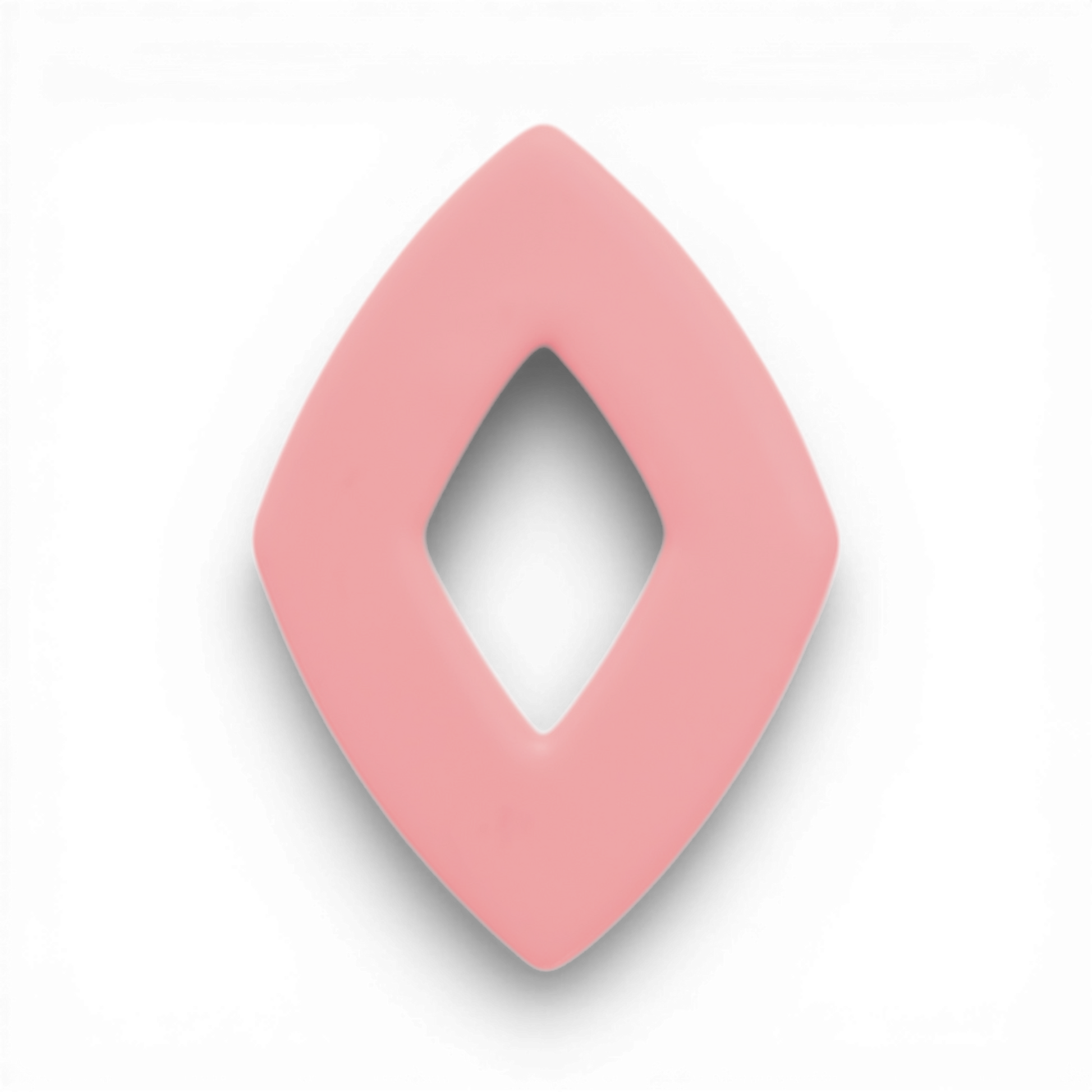 Polymer Clay Pink Diamond Frame Cutter