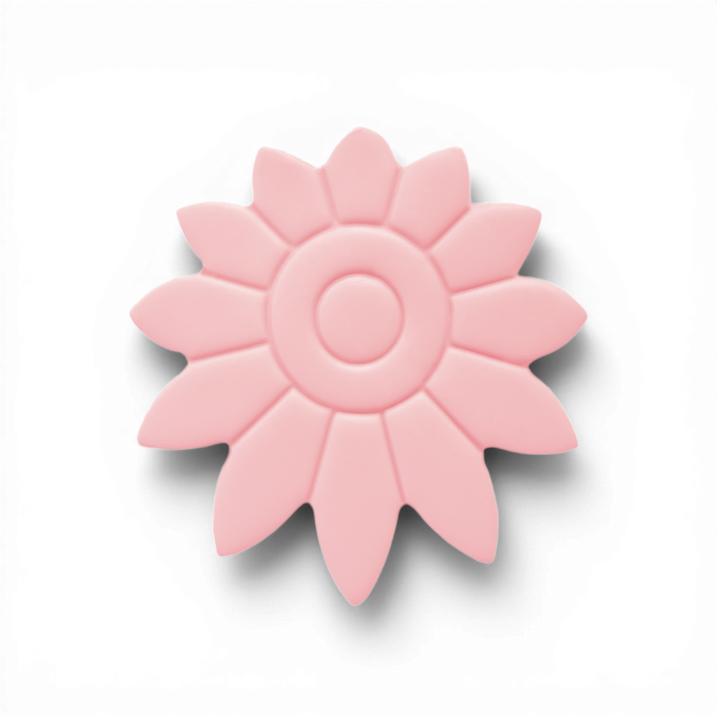 Polymer Clay Pink Boho Daisy 2 Cutter