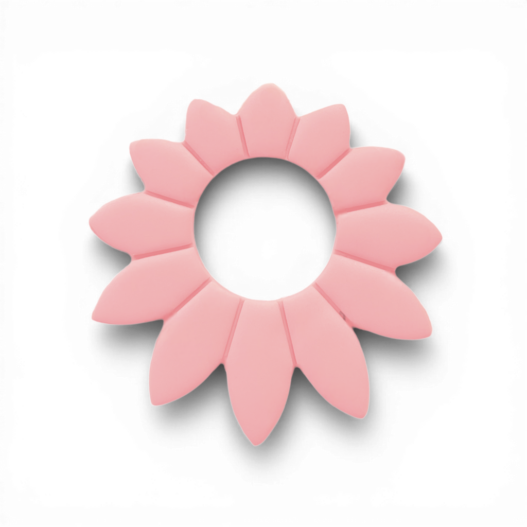 Polymer Clay Pink Boho Daisy Donut Cutter
