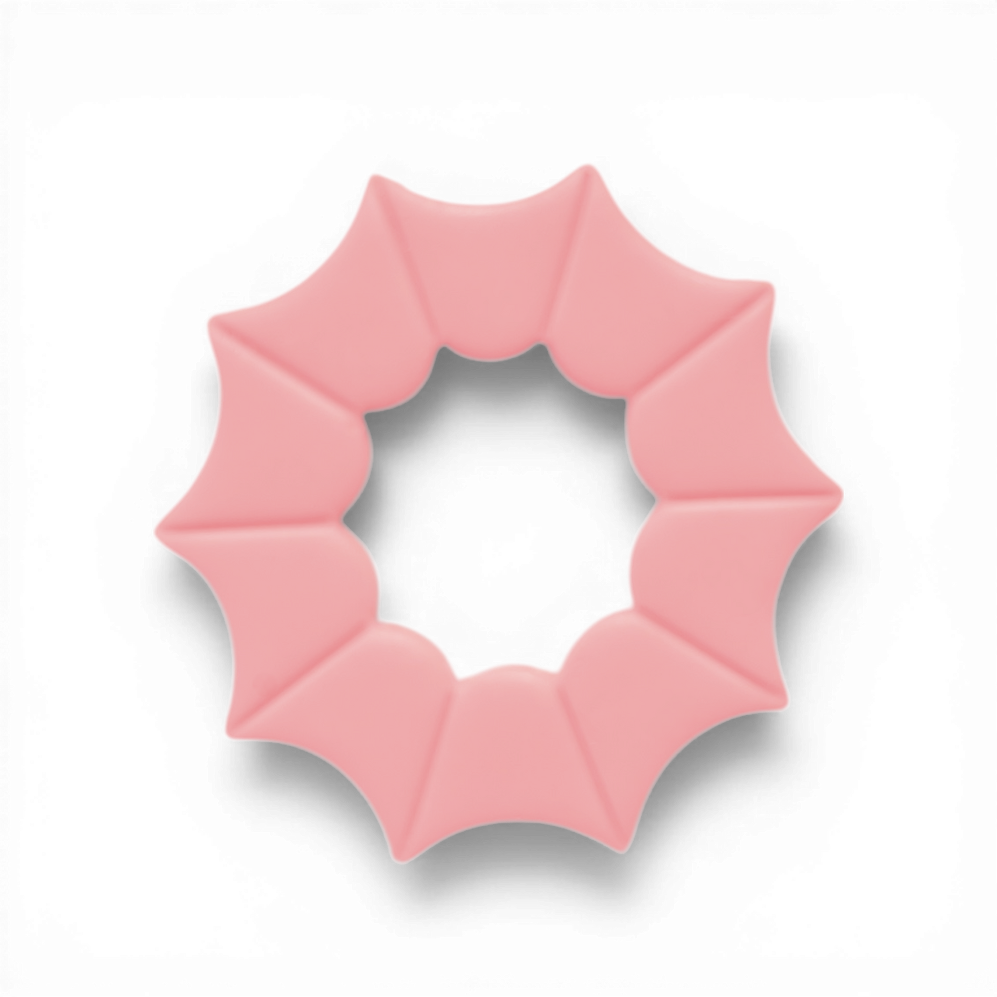 Polymer Clay Pink Cob Web Donut  Cutter