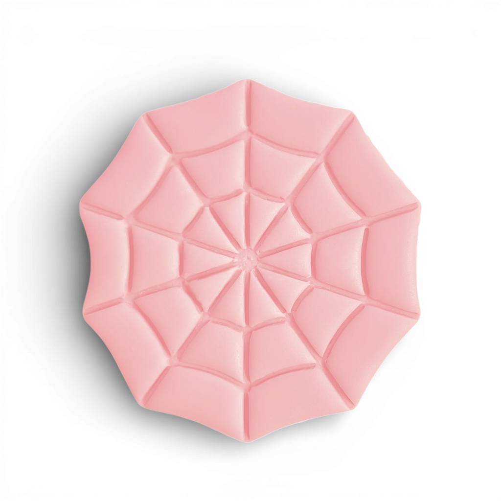 Polymer Clay Pink cobweb Cutter