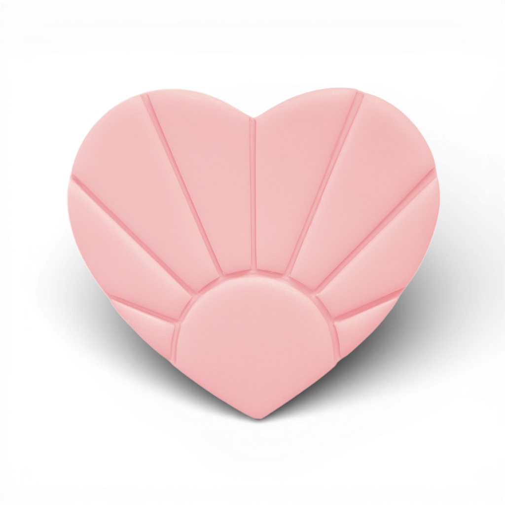 Polymer Clay Pink Radiant Heart Cutter