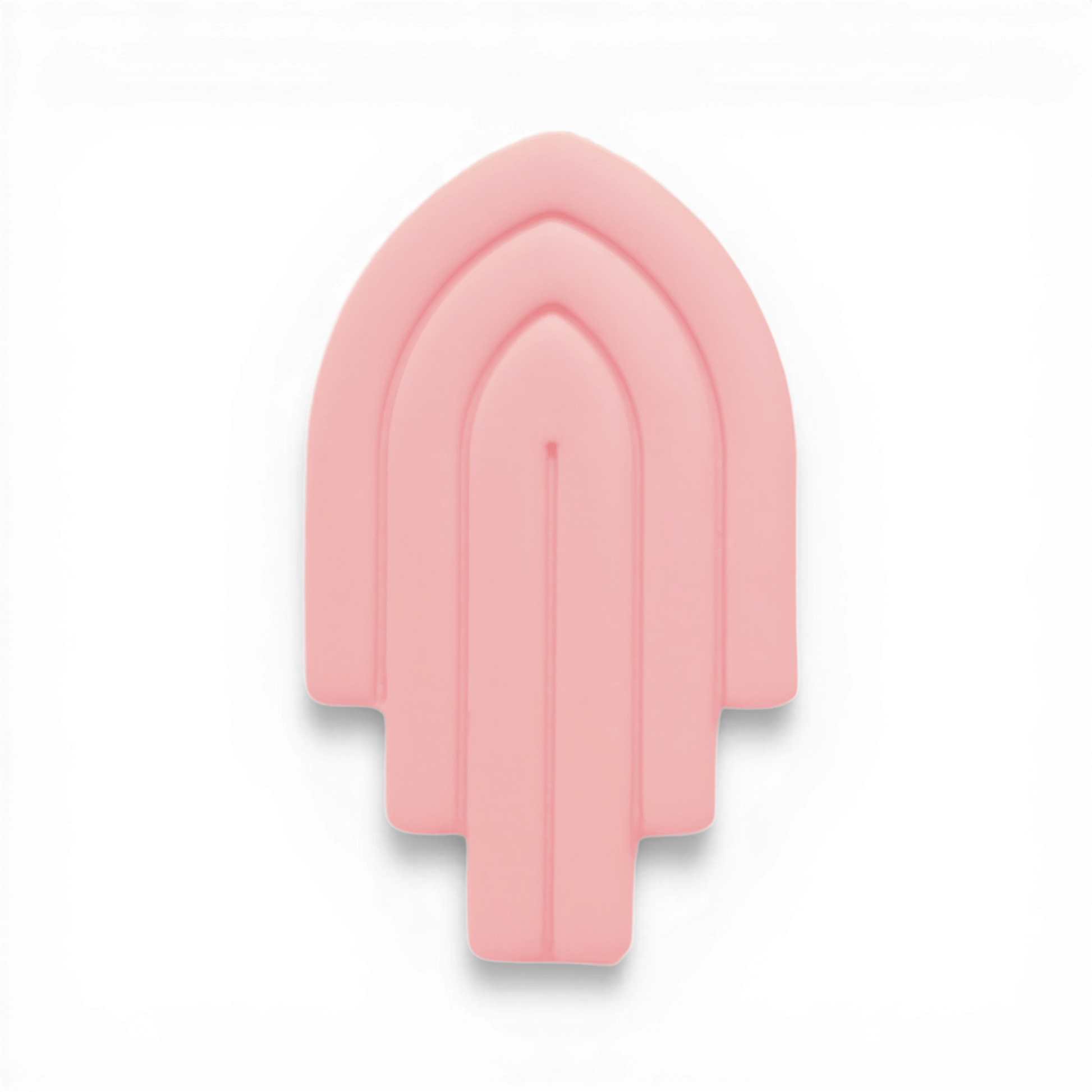 Polymer Clay Pink Staggered Layered Arch Cutter