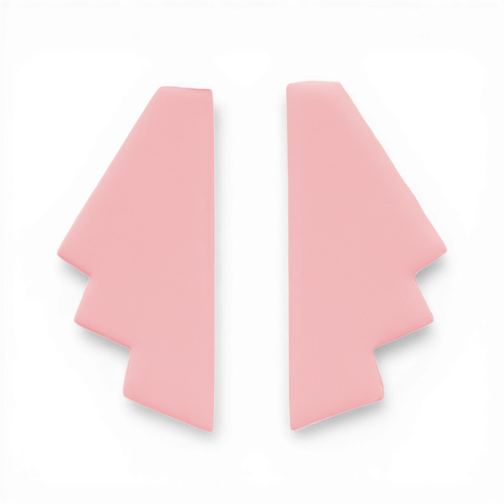 Polymer Clay Pink Vanta Deco Cutter Set of 2