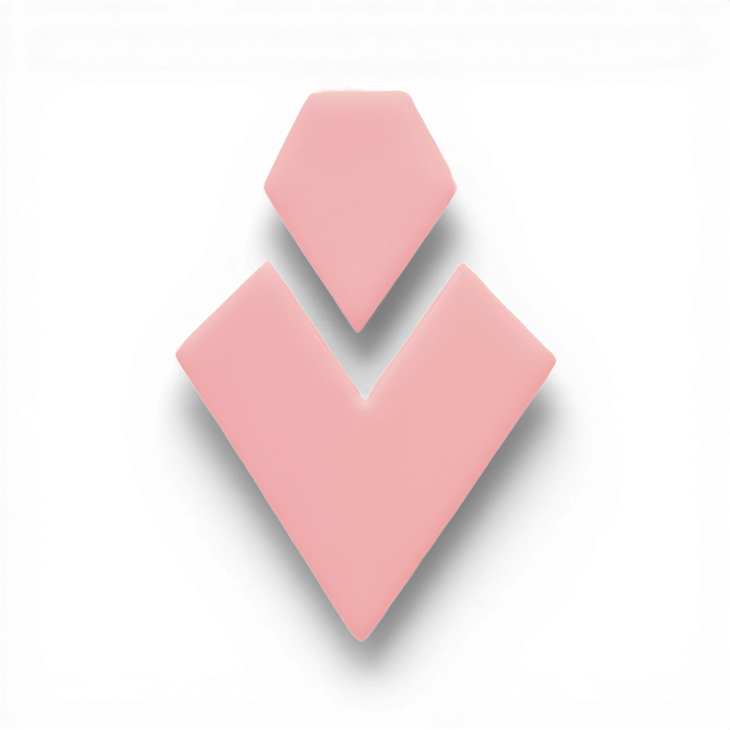 Polymer Clay Pink Vertex Drop Cutter