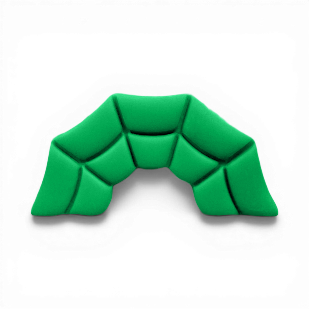 Polymer-Clay-green-cob-web-arch Cutter