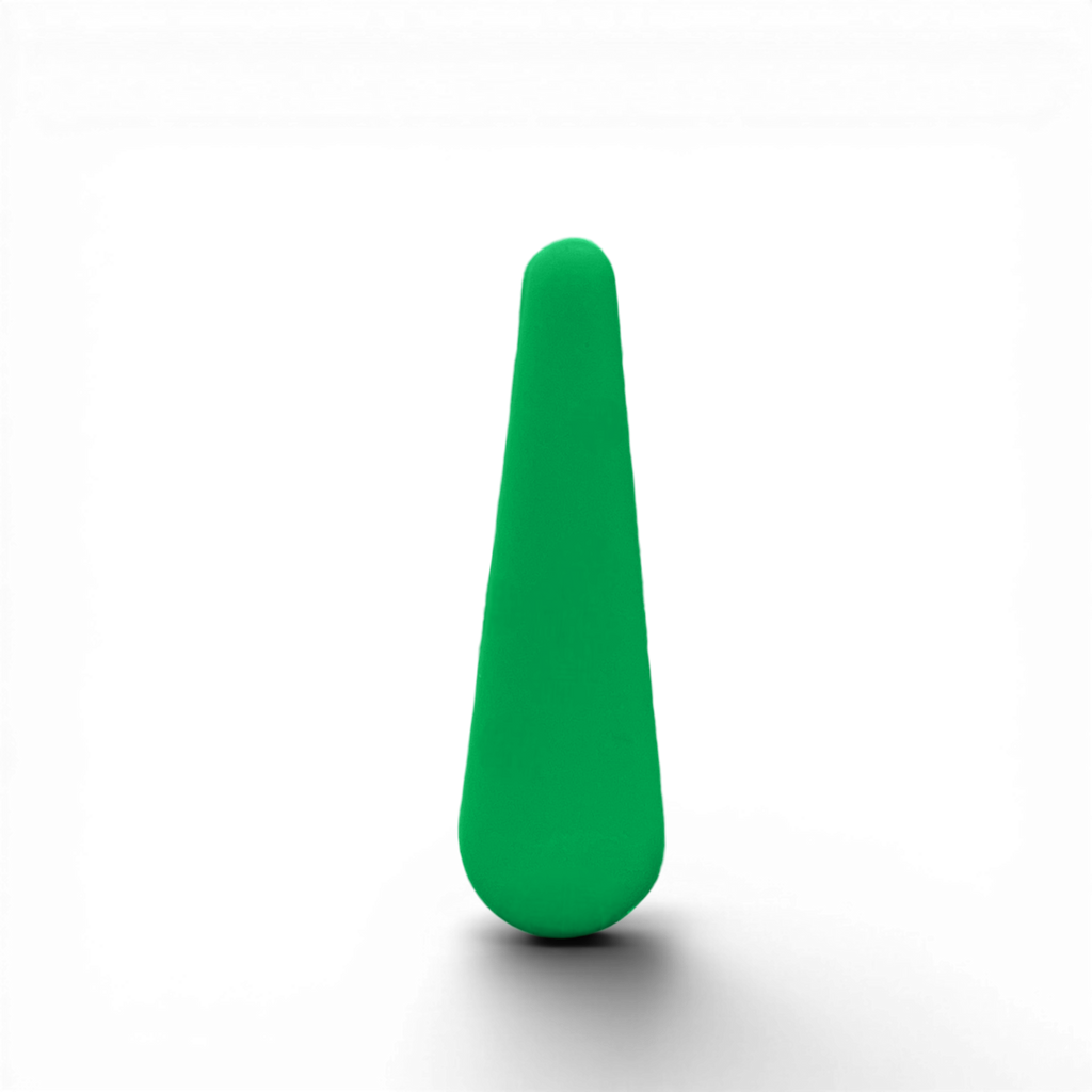 Polymer Clay Green Long Teardrop Cutter