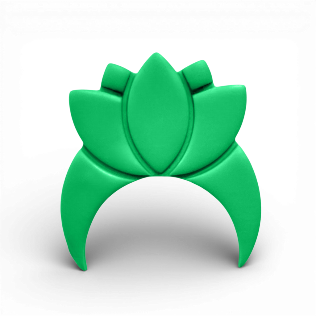 Polymer Clay Green Lotus Moon Cutter