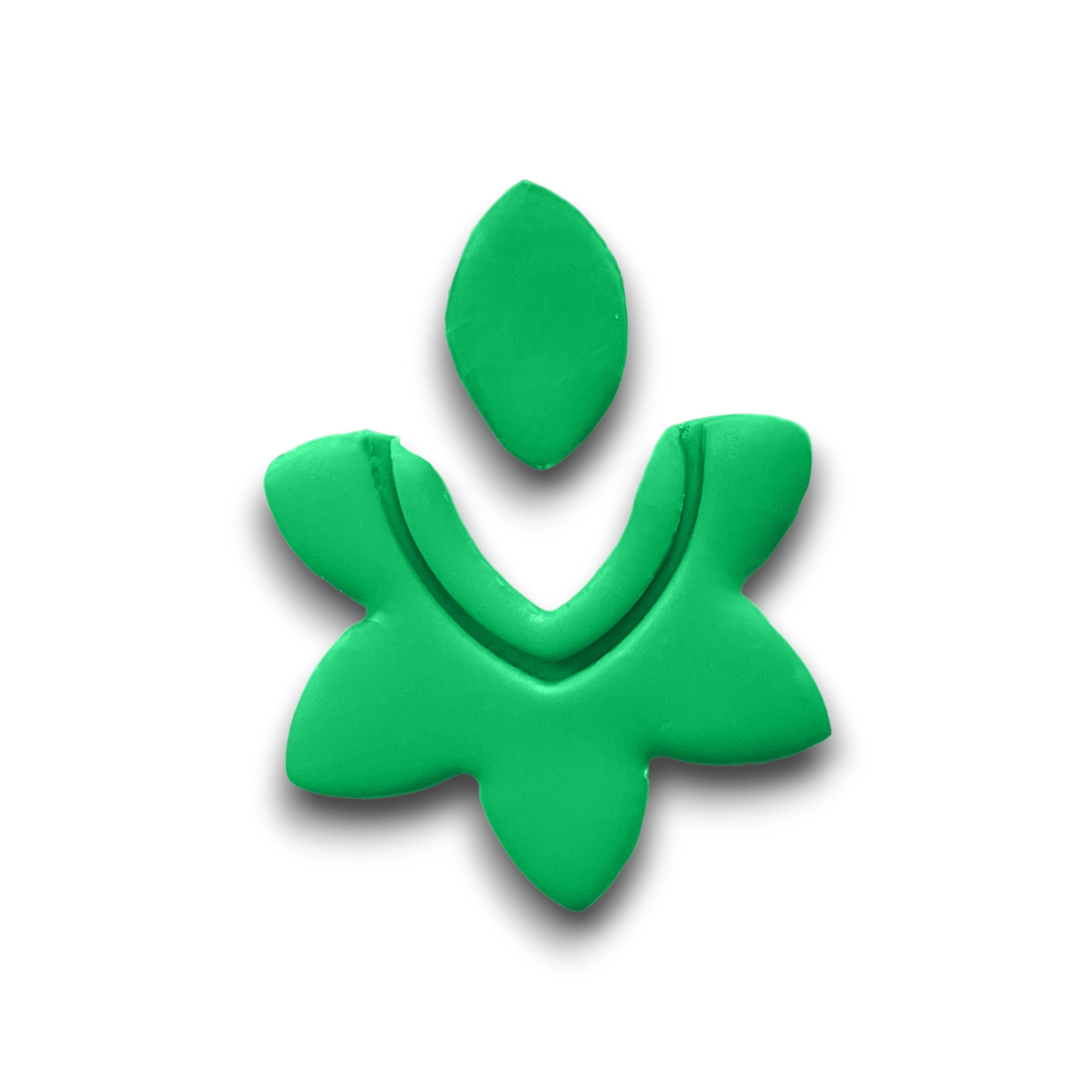 Polymer Clay Green Petal Arch Cutter
