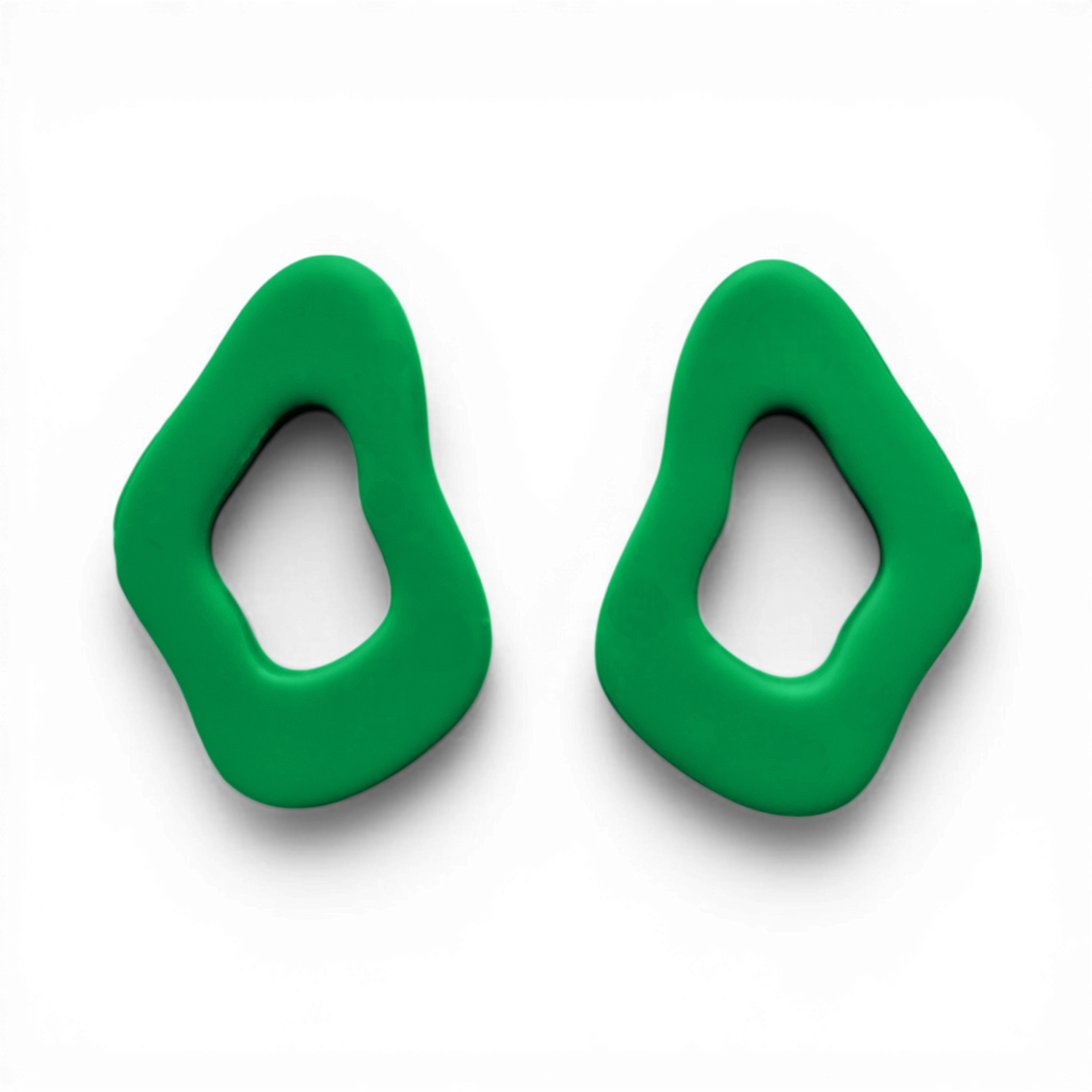 Polymer Clay Green River Loop Cutter Set of 2