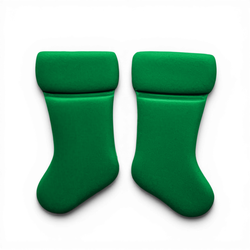 Polymer-Clay-green-stockings Cutter