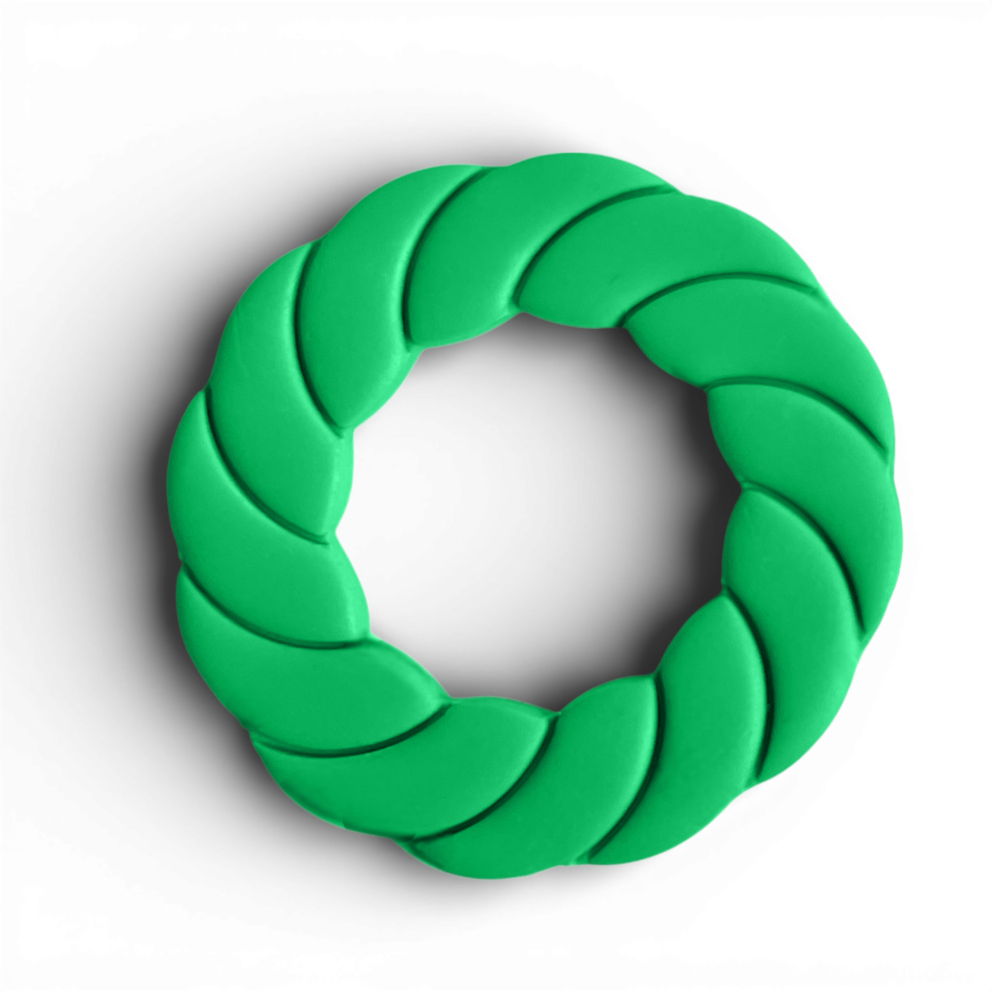 Polymer Clay Green twist wreath Cutter