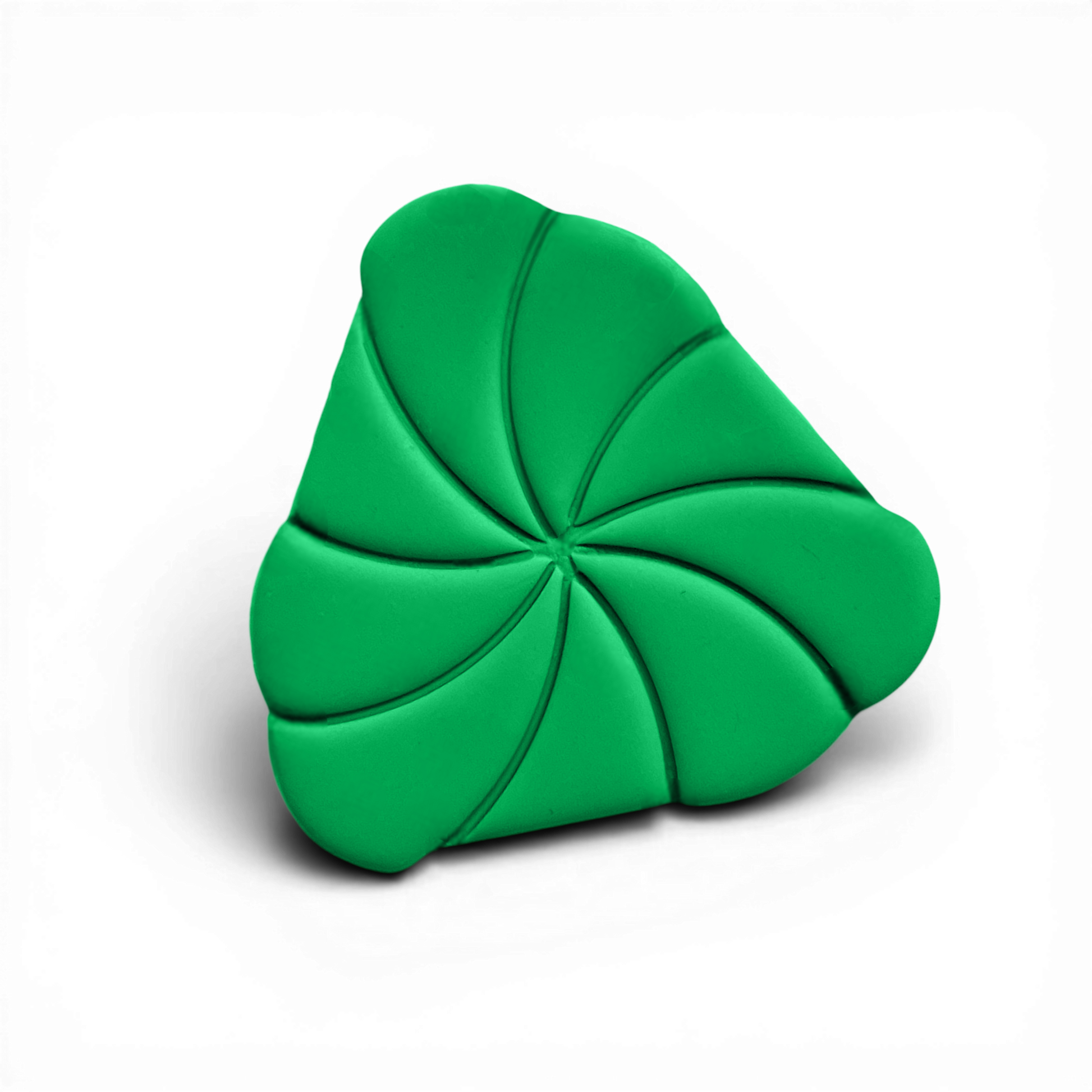 Polymer Clay Green Whirl Bloom Cutter