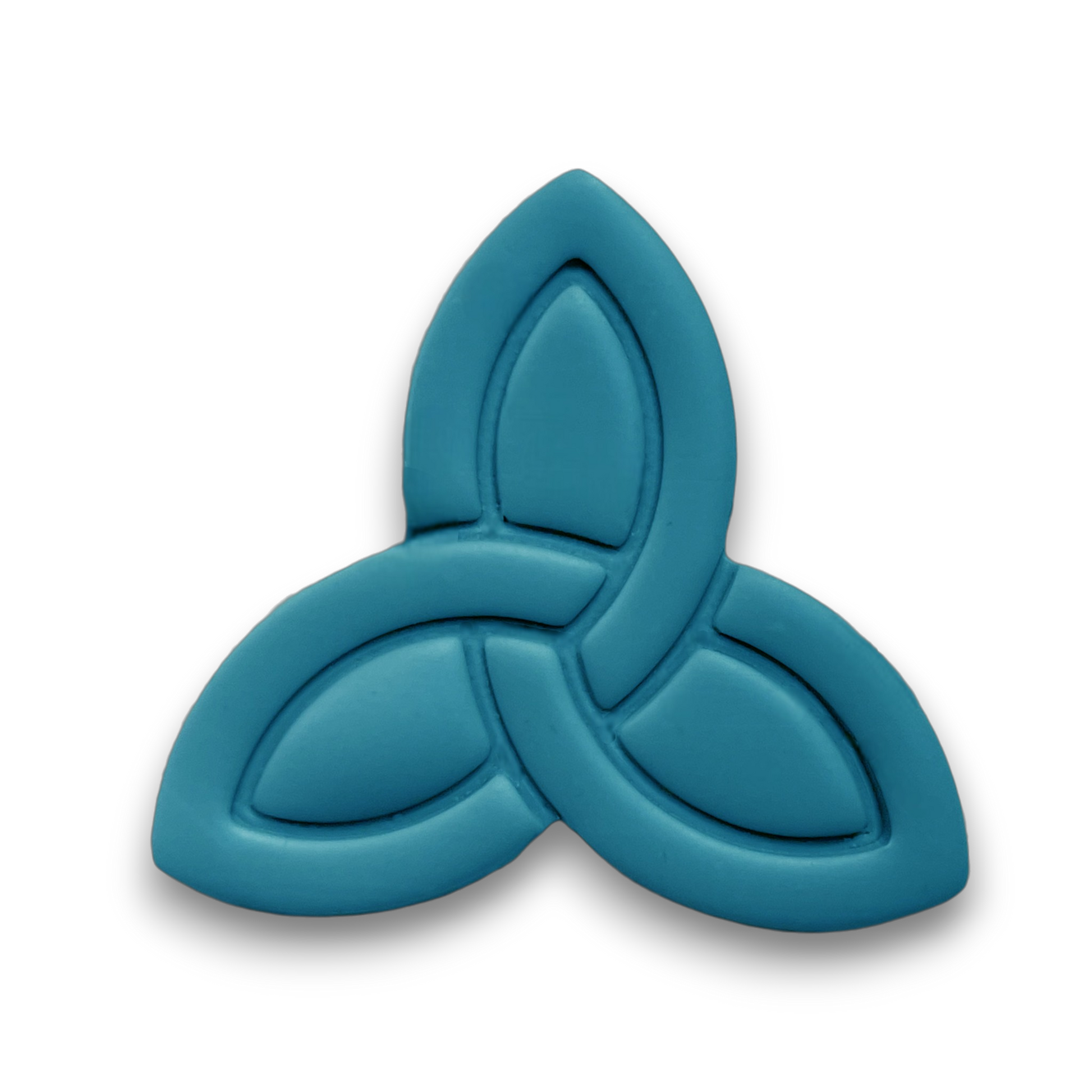 Polymer Clay Blue Celtic Trinity Cutter