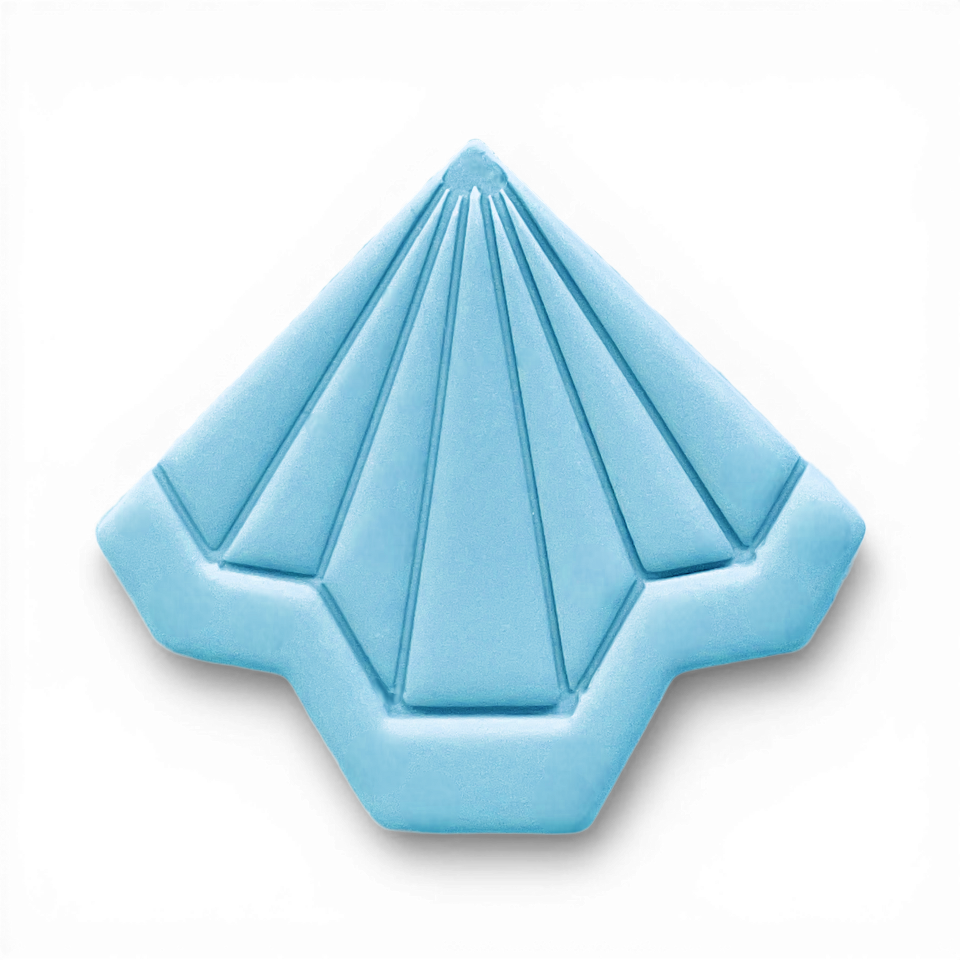 Polymer Clay Blue Deco Apex Fan Cutter