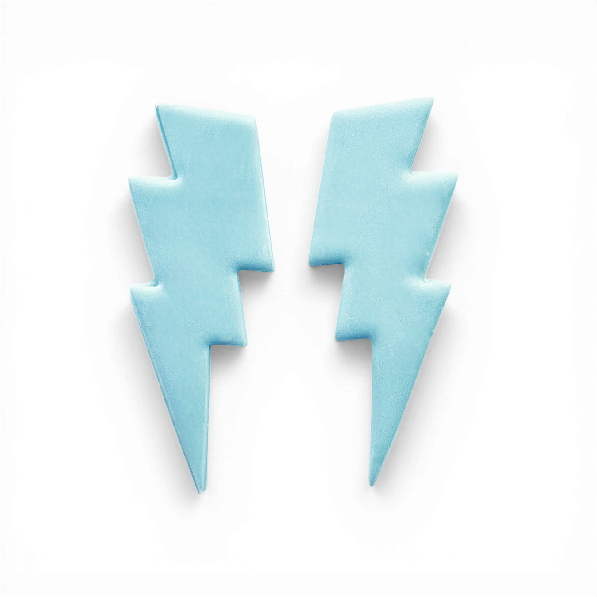 Polymer-Clay-Blue-lightening-bolt-4- Cutter