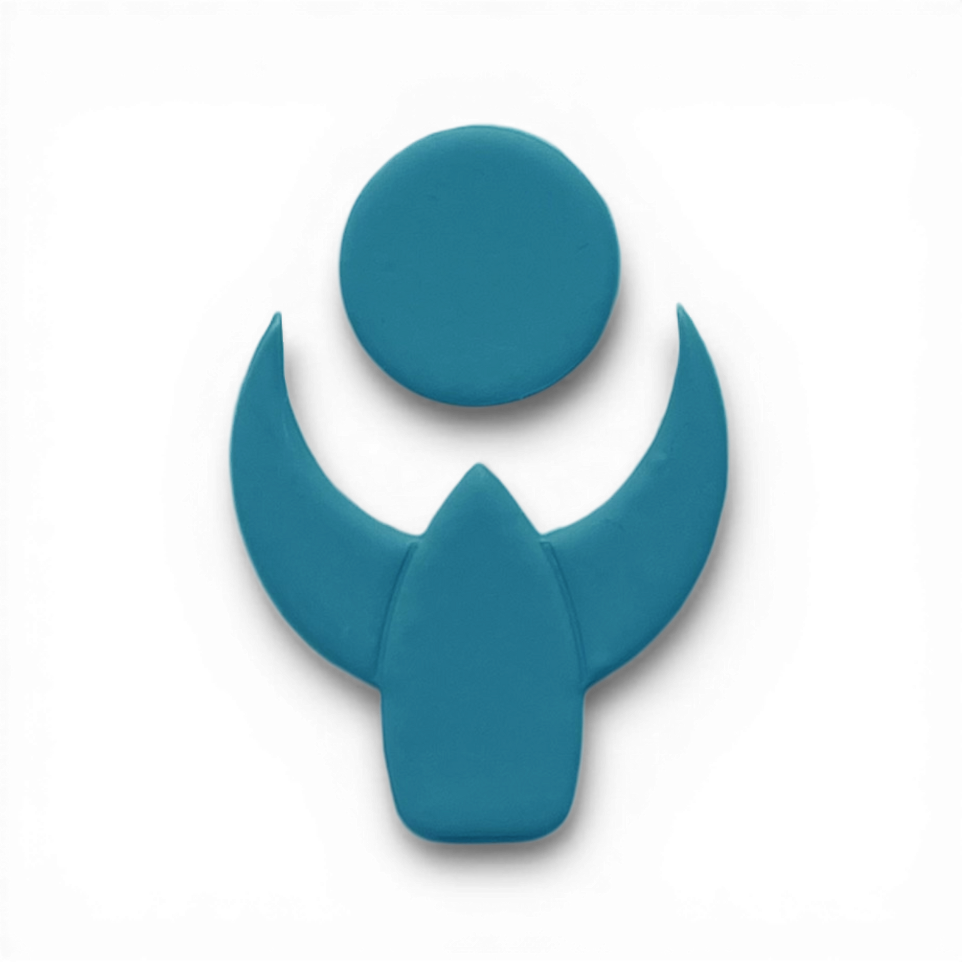 Polymer Clay Blue Lunar Embrace Cutter
