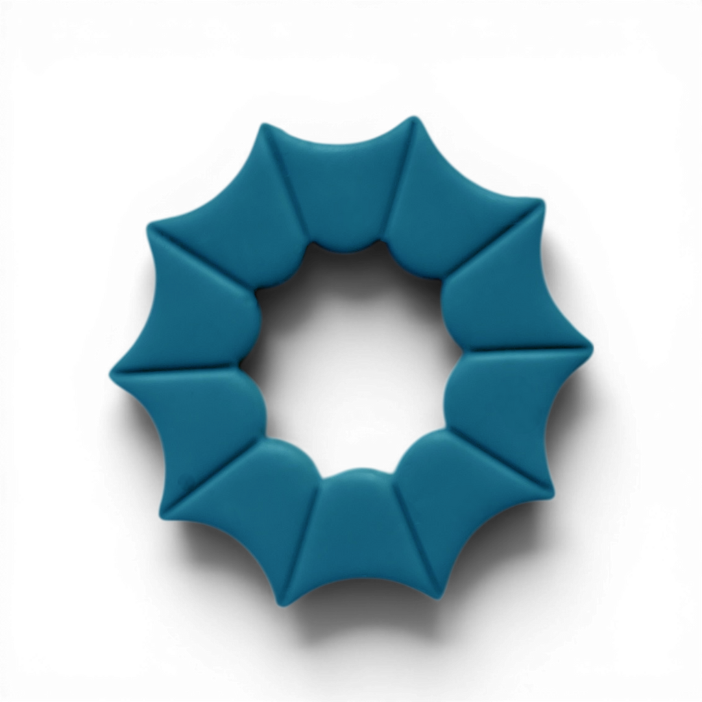 Polymer Clay Blue Cob Web Donut  Cutter