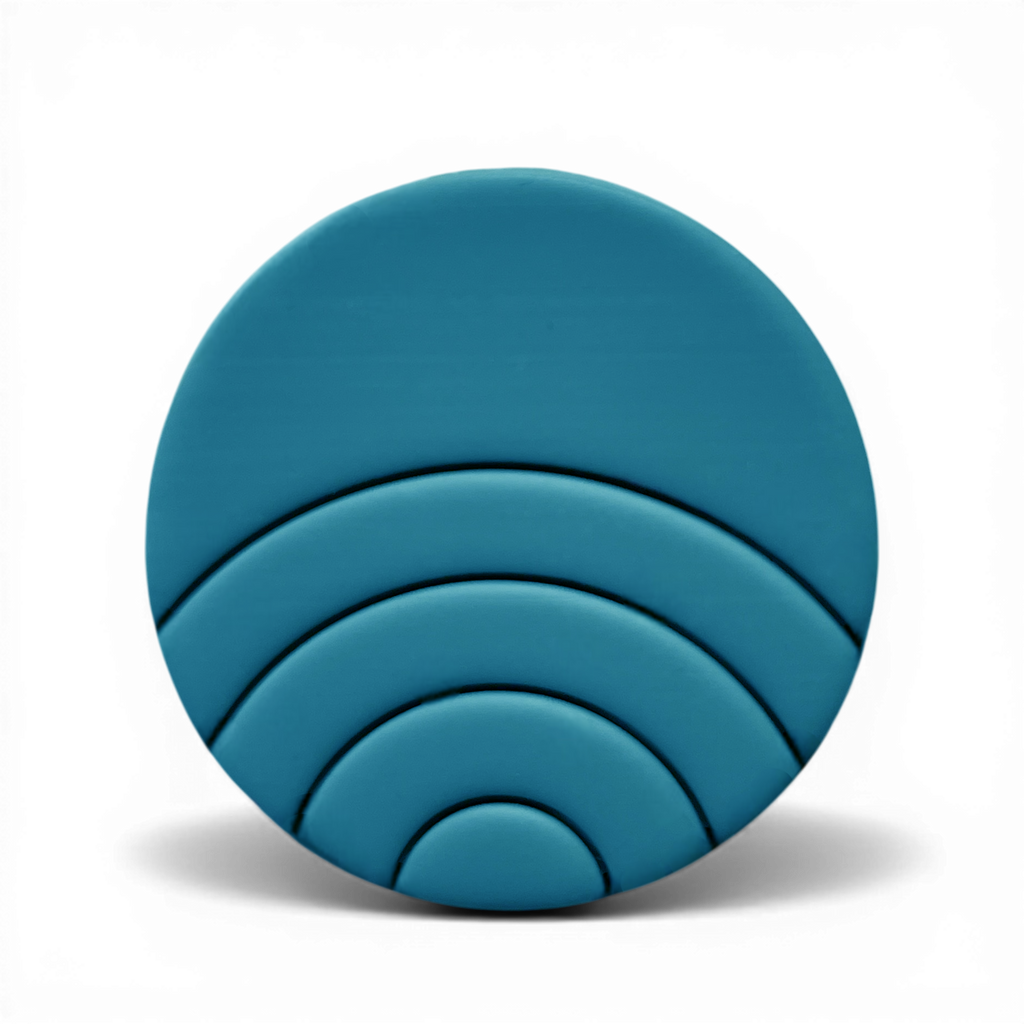Polymer Clay Blue Daybreak Disc Cutter