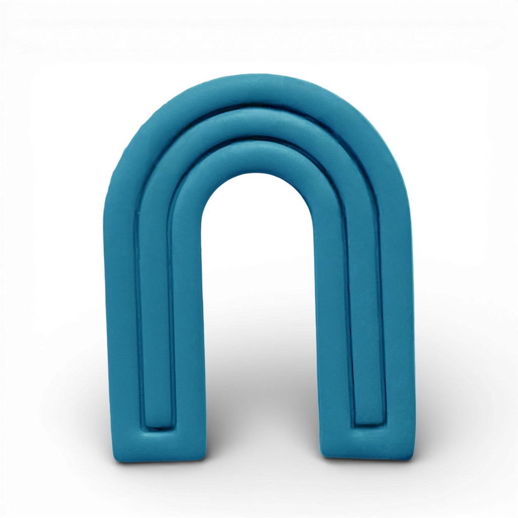 Polymer Clay Blue Layered Arch Cutter