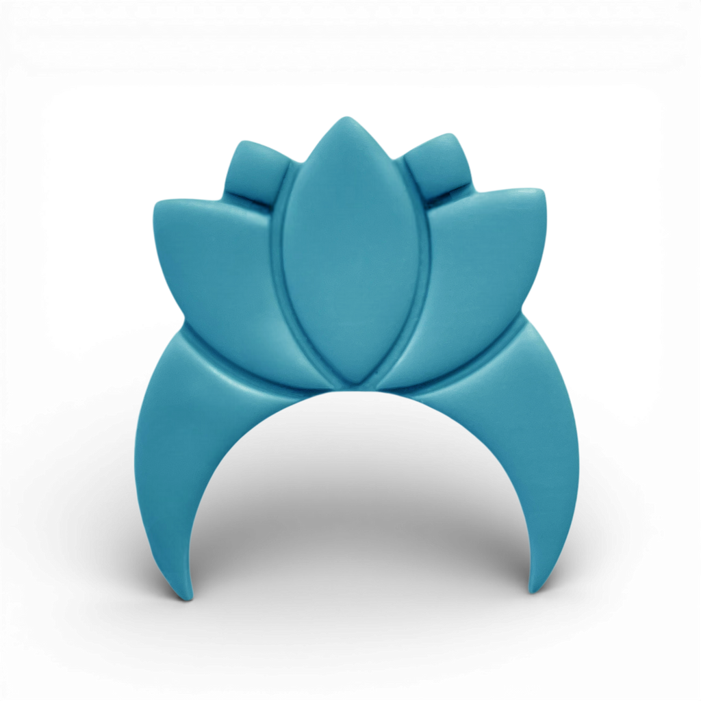 Polymer Clay Blue Lotus Moon Cutter