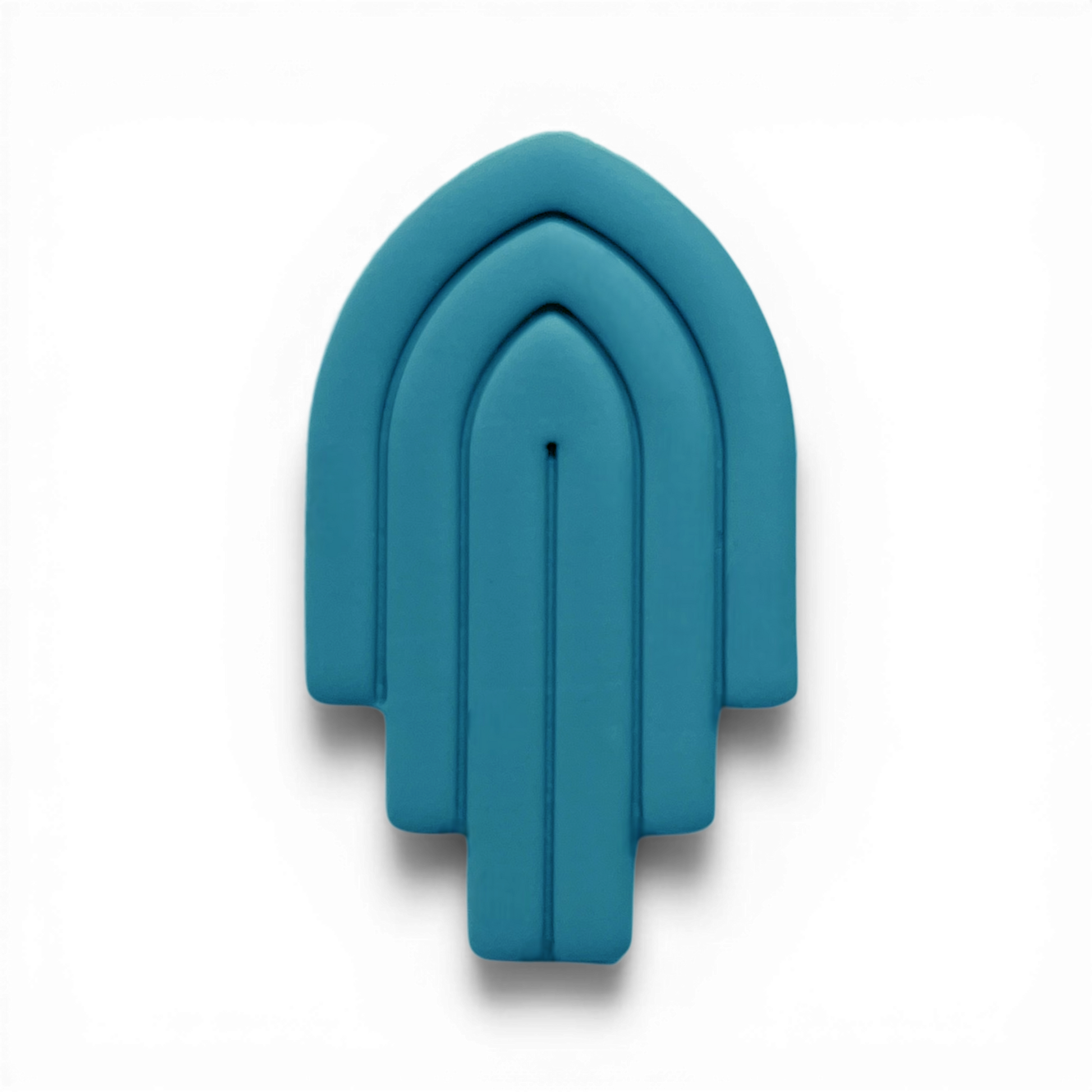 Polymer Clay Blue Staggered Layered Arch Cutter