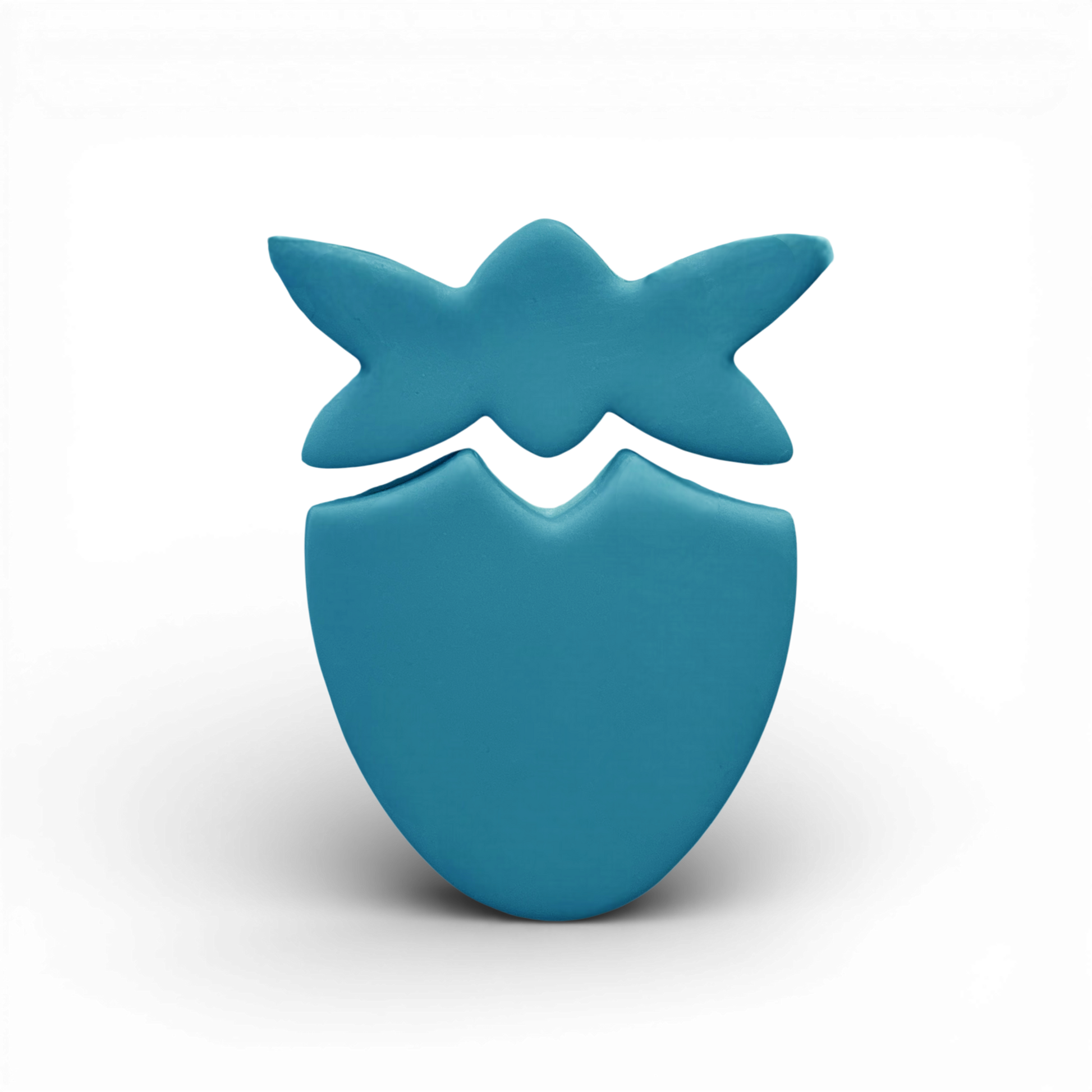 Polymer Clay blue Strawberry Cutter