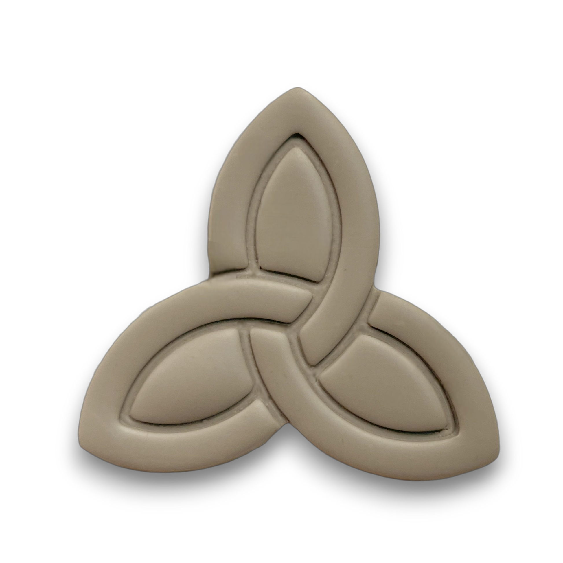 Polymer Clay Taupe Celtic Trinity Cutter