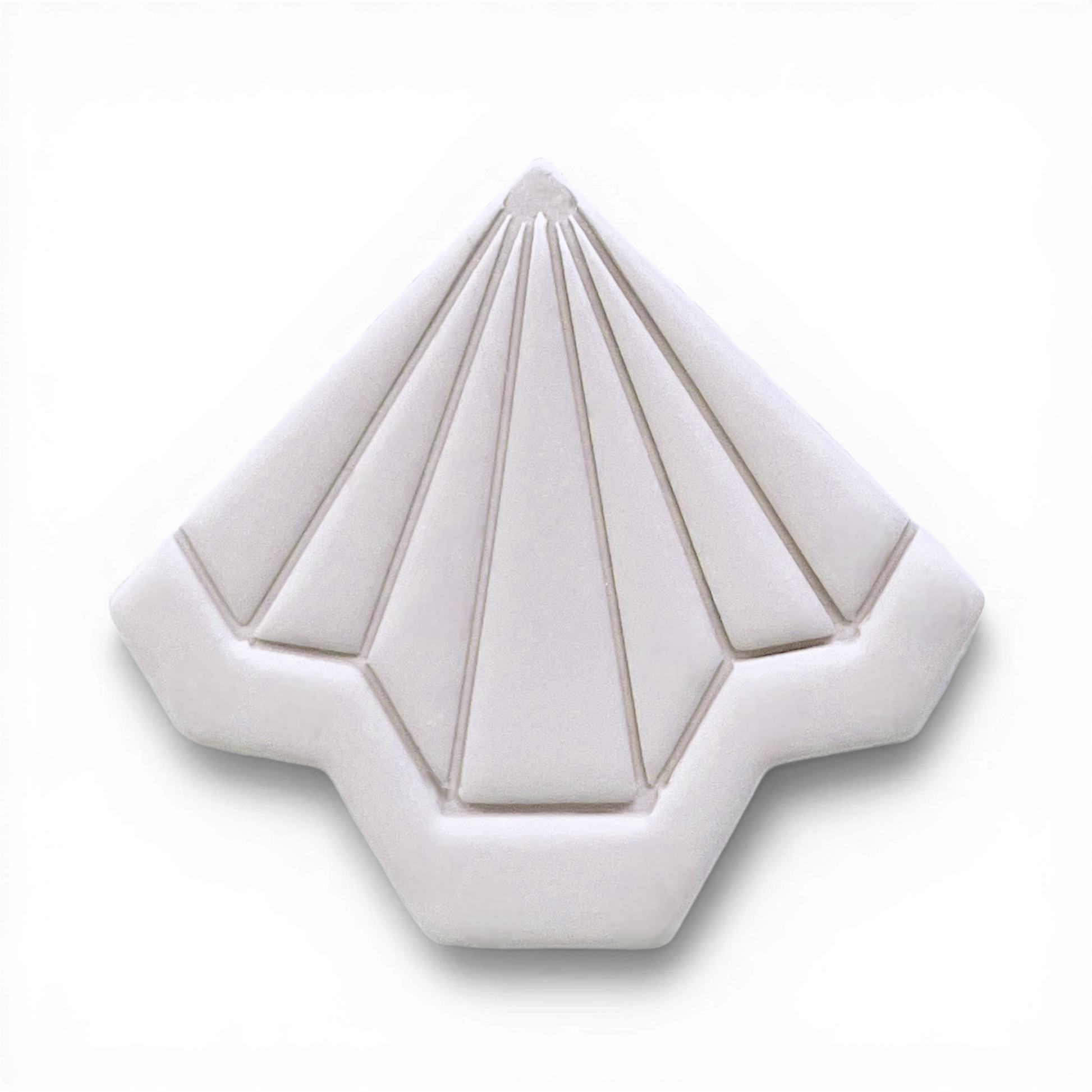 Polymer Clay Taupe Deco Apex Fan Cutter