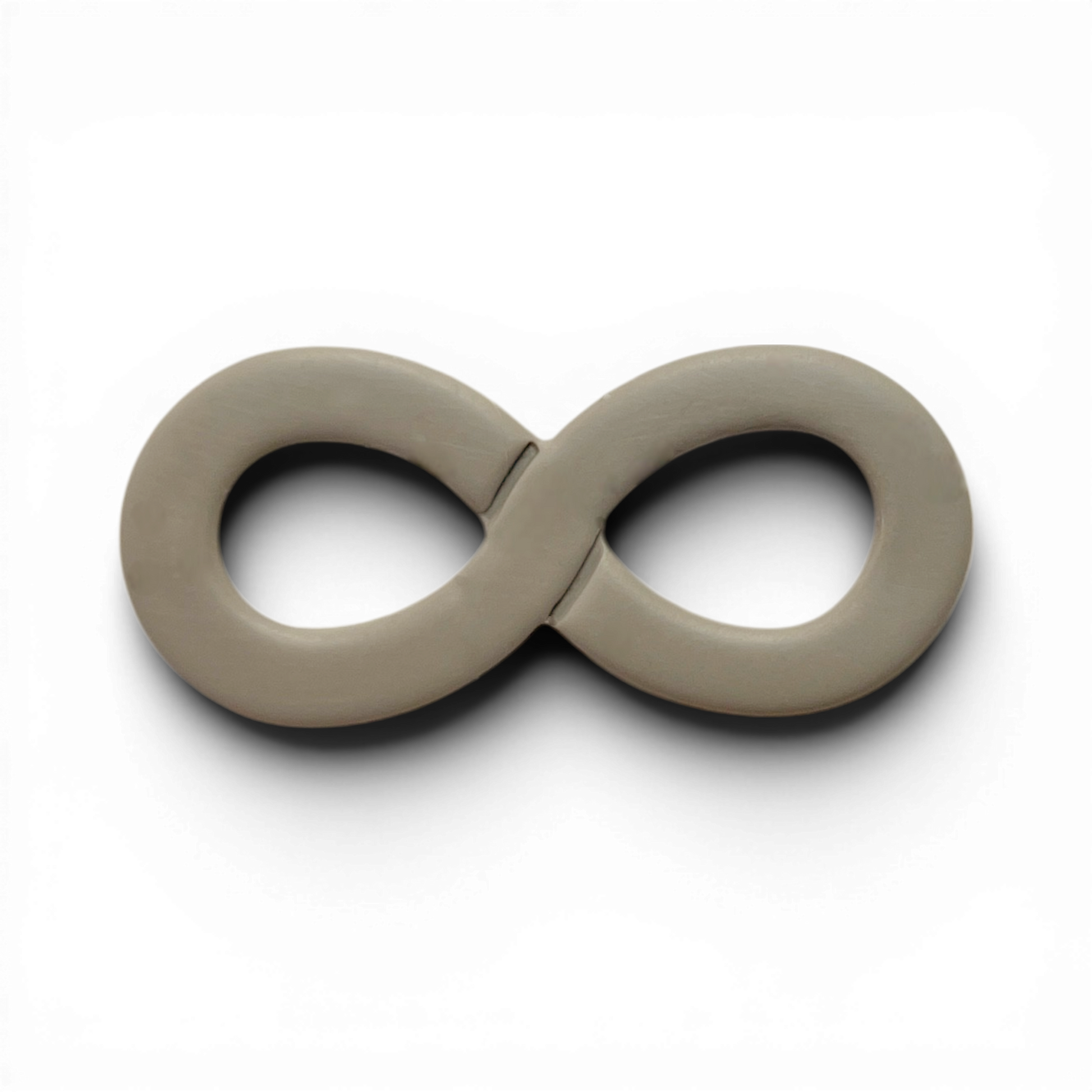 Polymer Clay Taupe Infinity Cutter