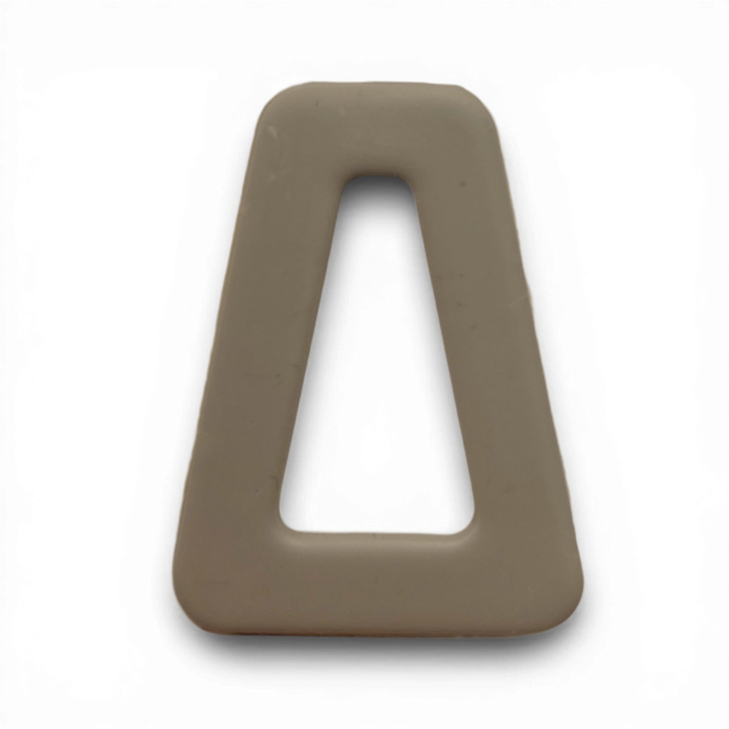 Polymer Clay Taupe Trapezoid Loop Cutter