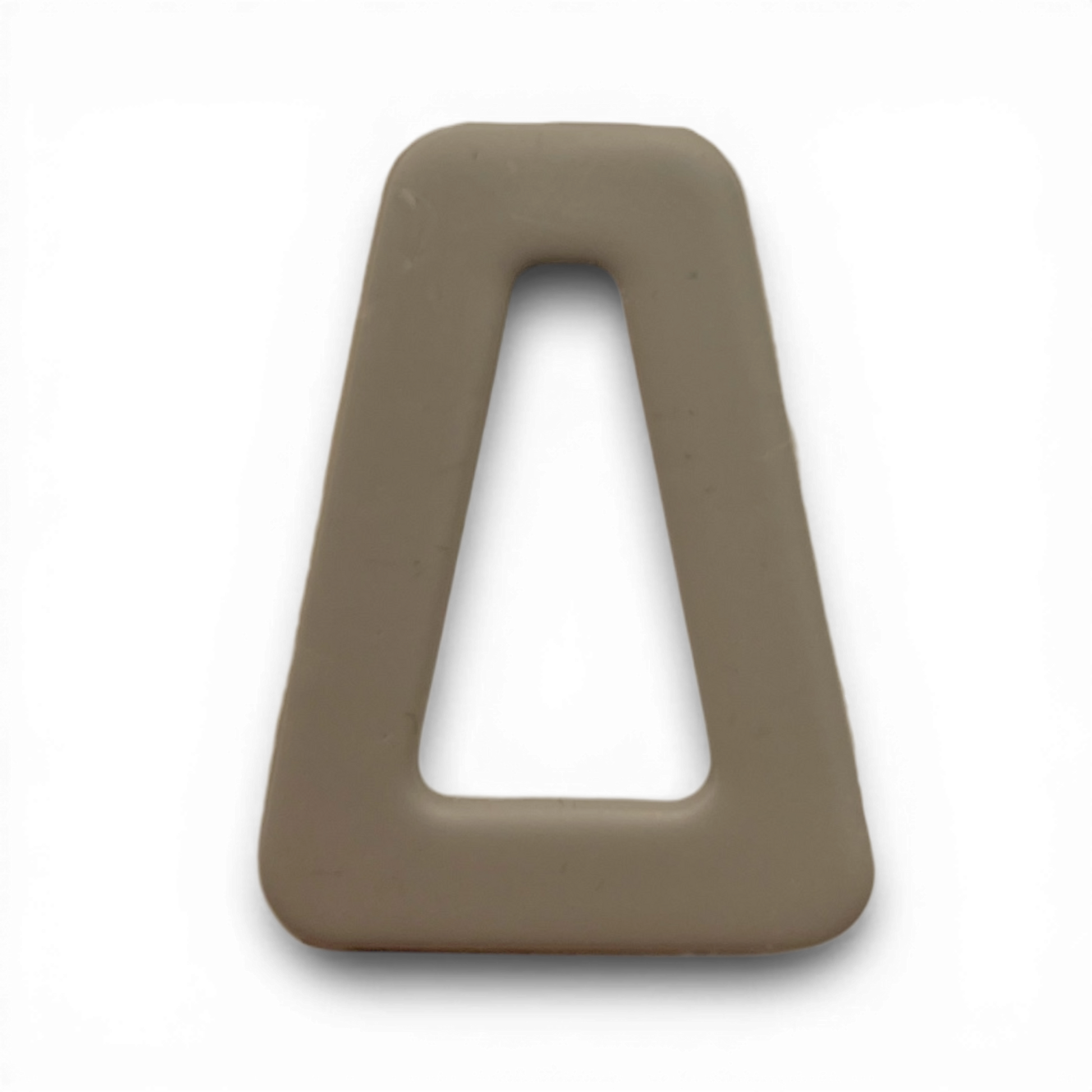 Polymer Clay Taupe Trapezoid Loop Cutter