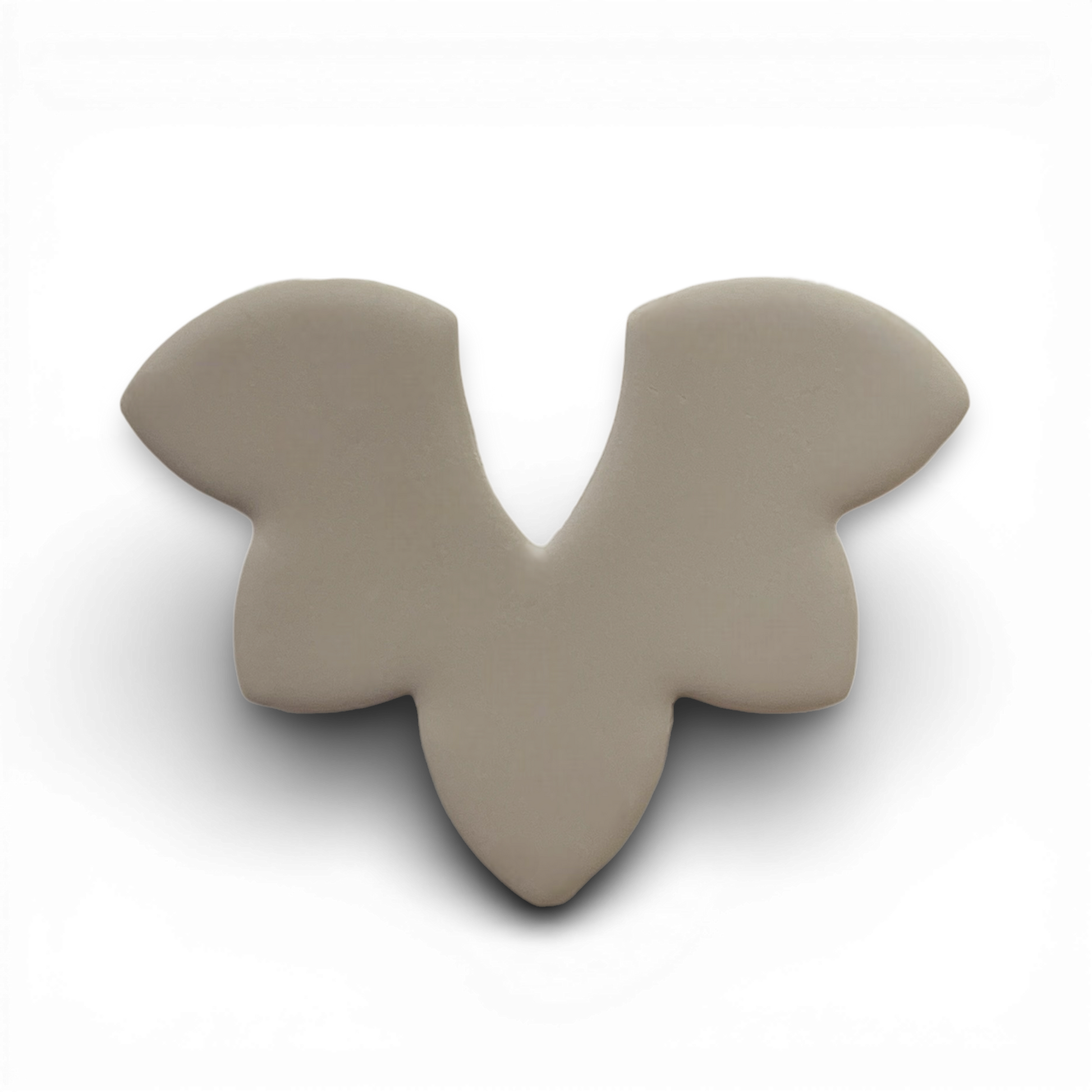 Polymer Clay Taupe bloom wing Cutter
